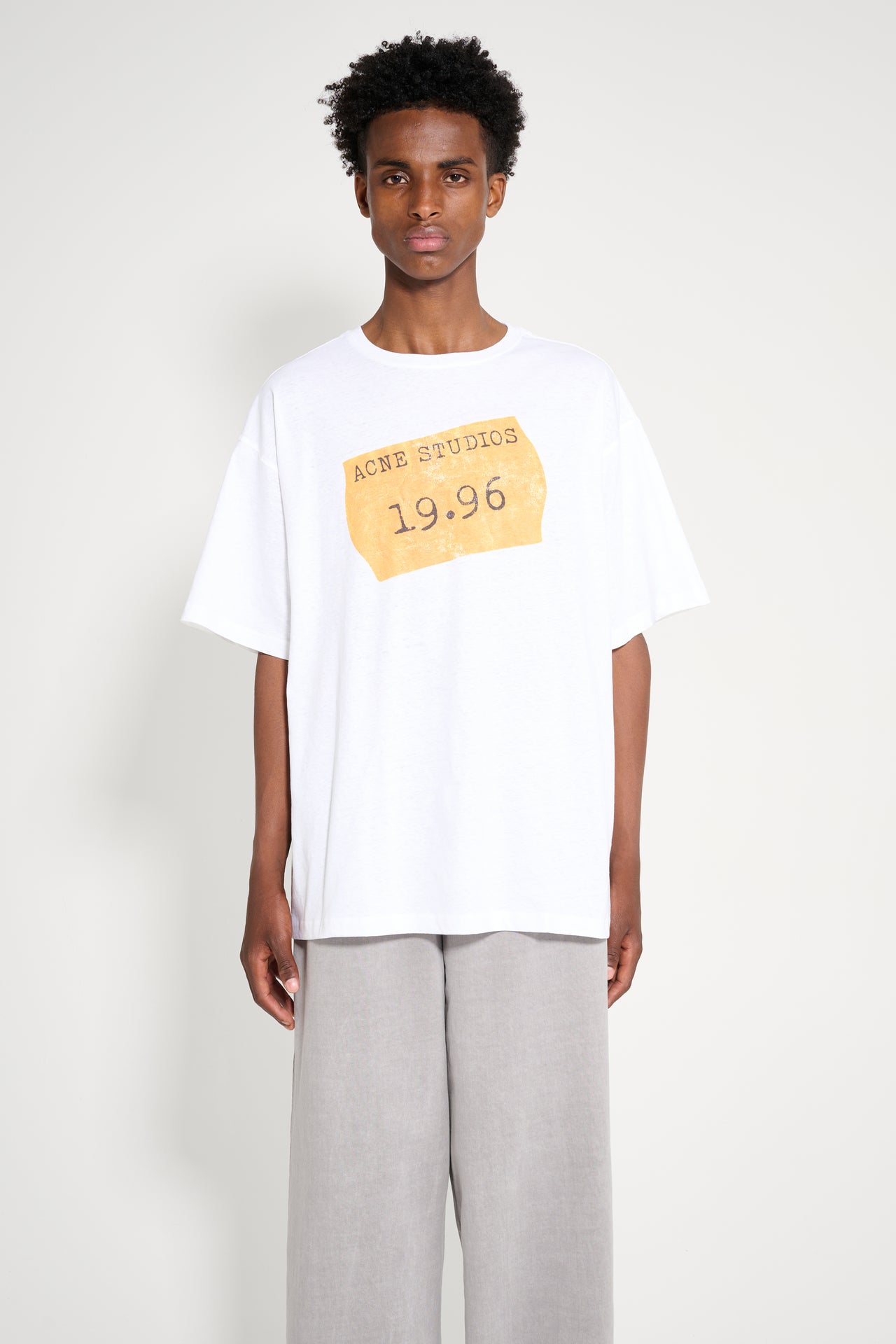 Acne Studios Printed T-shirt Optic White