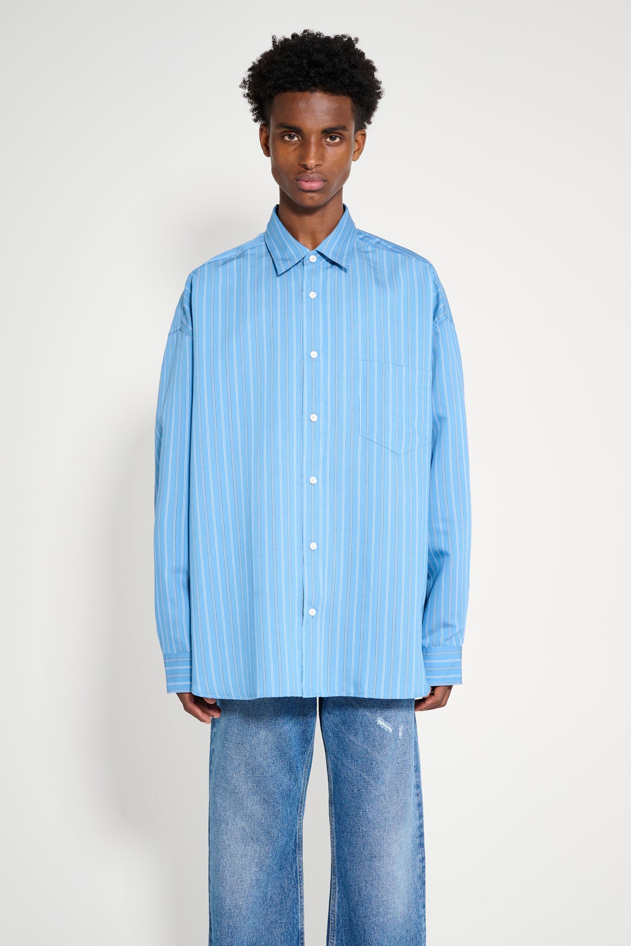 Acne Studios Button-Up Shirt Blue