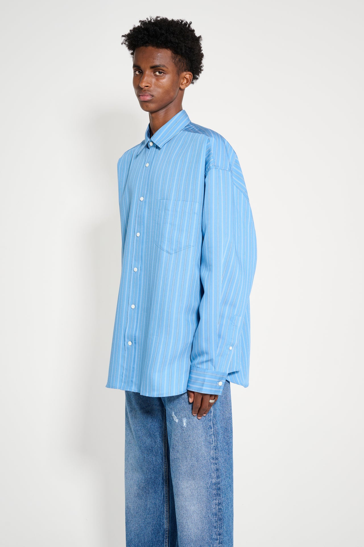 Acne Studios Button-Up Shirt Blue