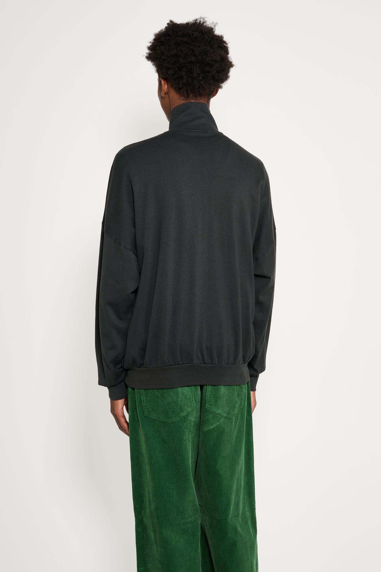 Auralee Super High Gauge Sweat Zip Blouson Ink Black