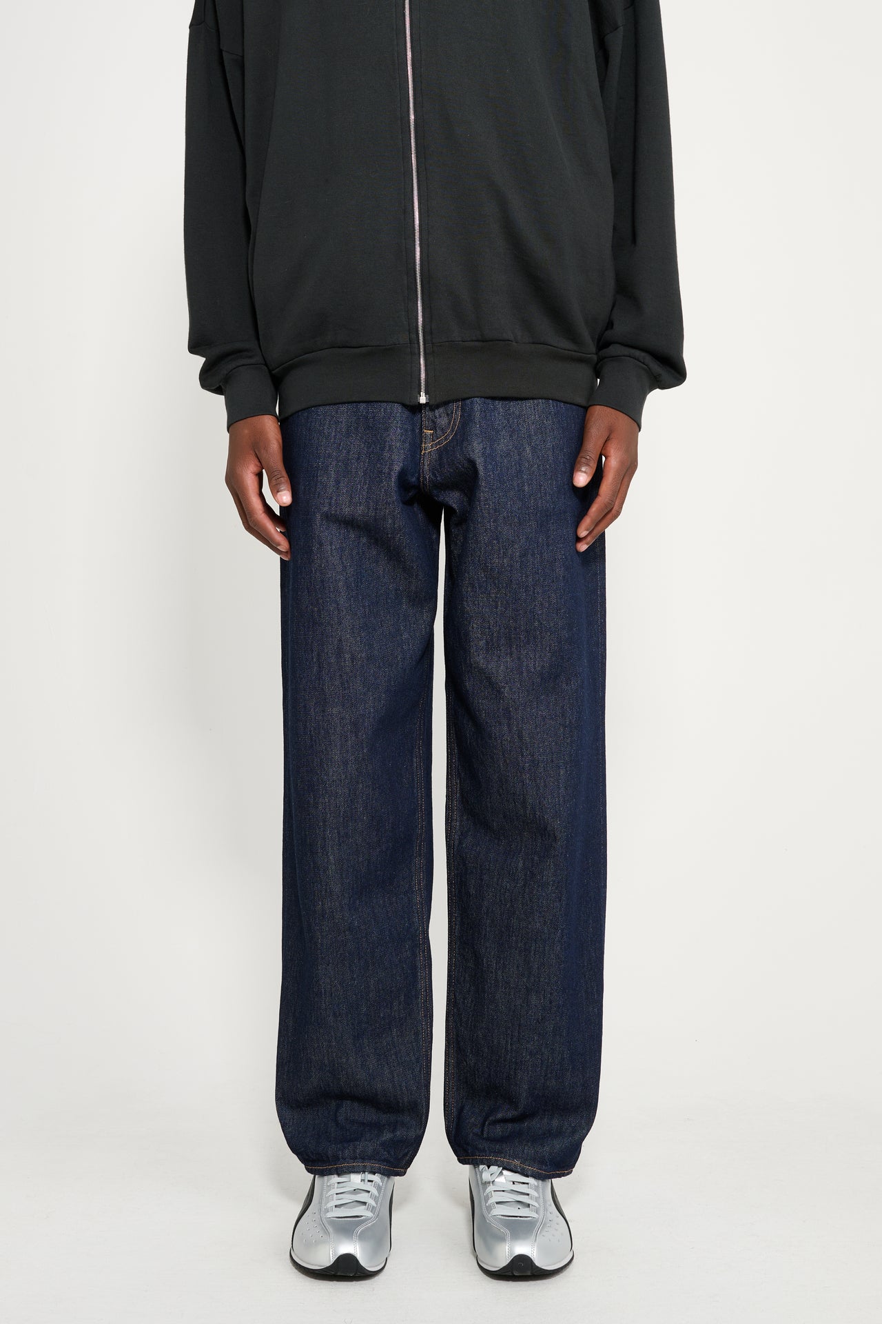 Auralee Hard Twist Denim Wide Pants Indigo