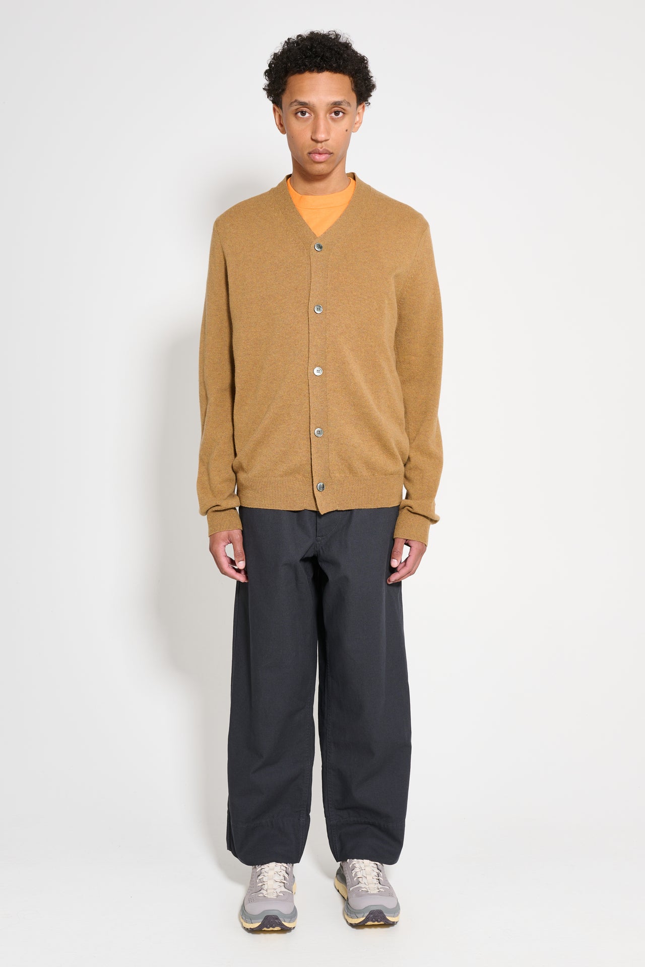 Comme des Garçons Play Knit Cardigan Camel