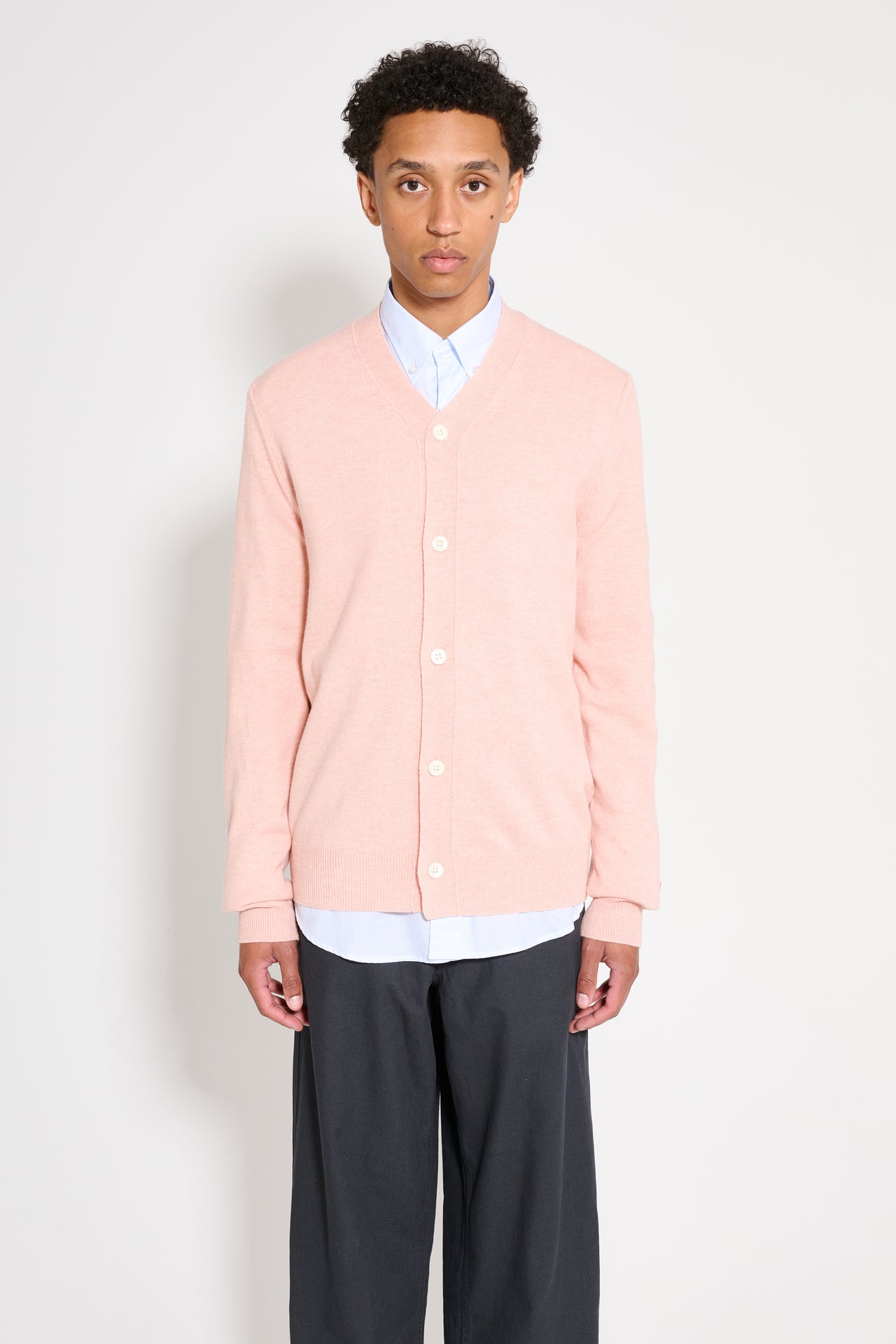 Comme des Garçons Play Knit Cardigan Light Pink