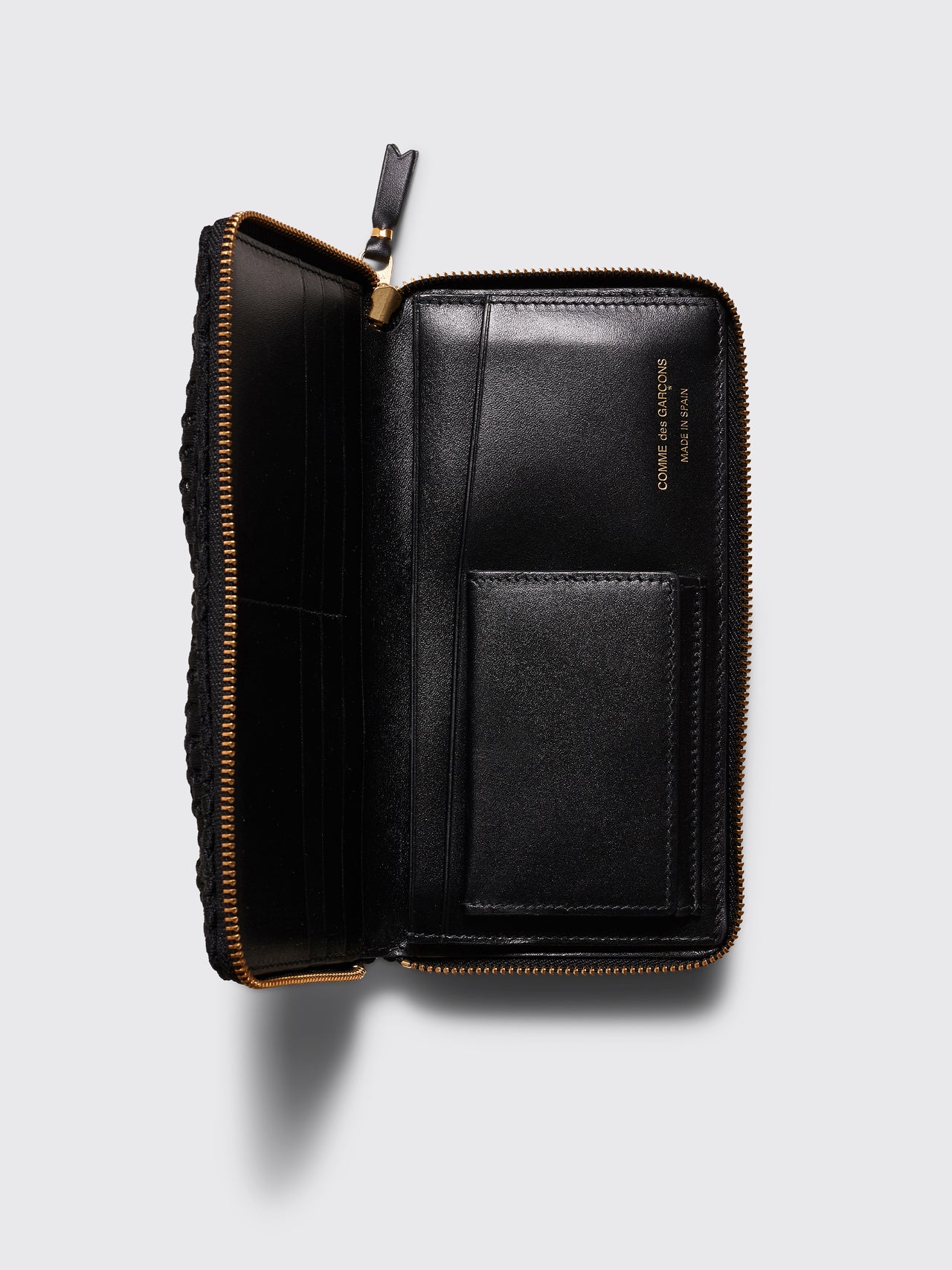 Comme des Garçons Wallet SA0110 Fat Tortoise Black