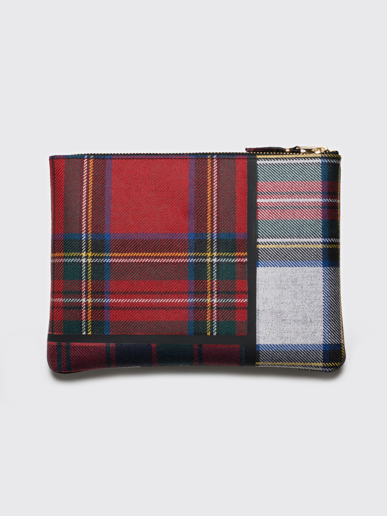 Comme des Garçons Wallet SA5100 Tartan Patchwork Red