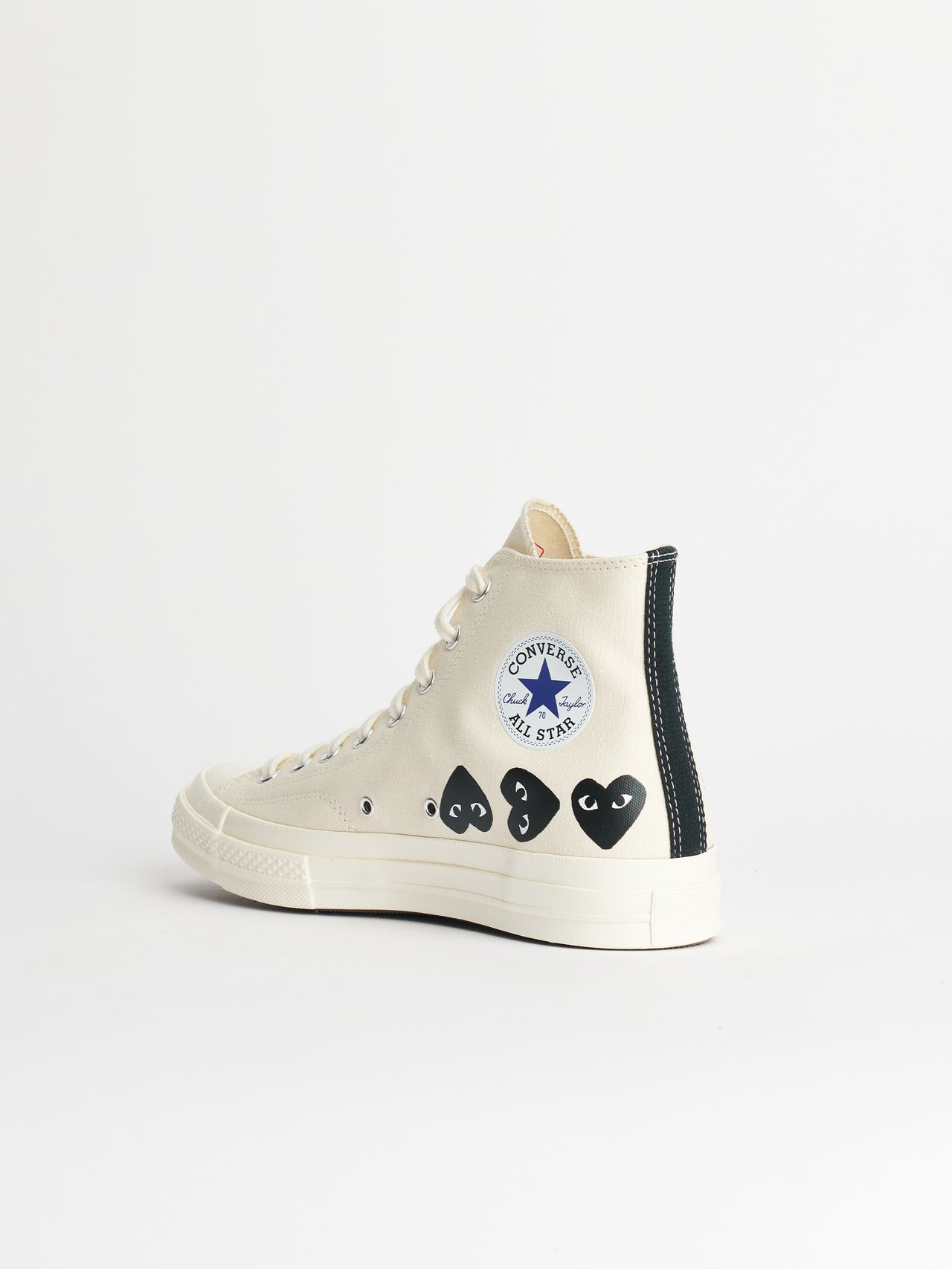 Comme des Garçons Play x Converse Chuck 70 Hi Multi Hearts White
