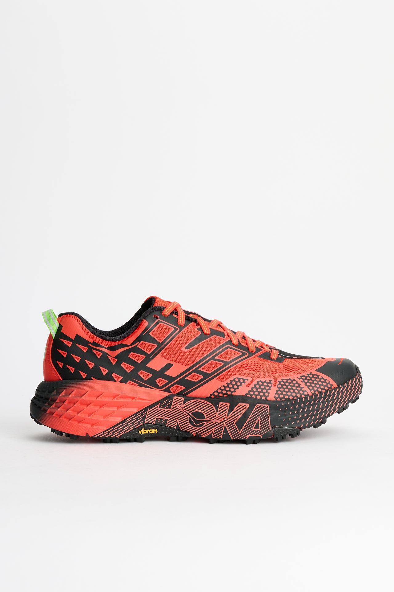 HOKA U Speedgoat 2 Tomato / Electric Green