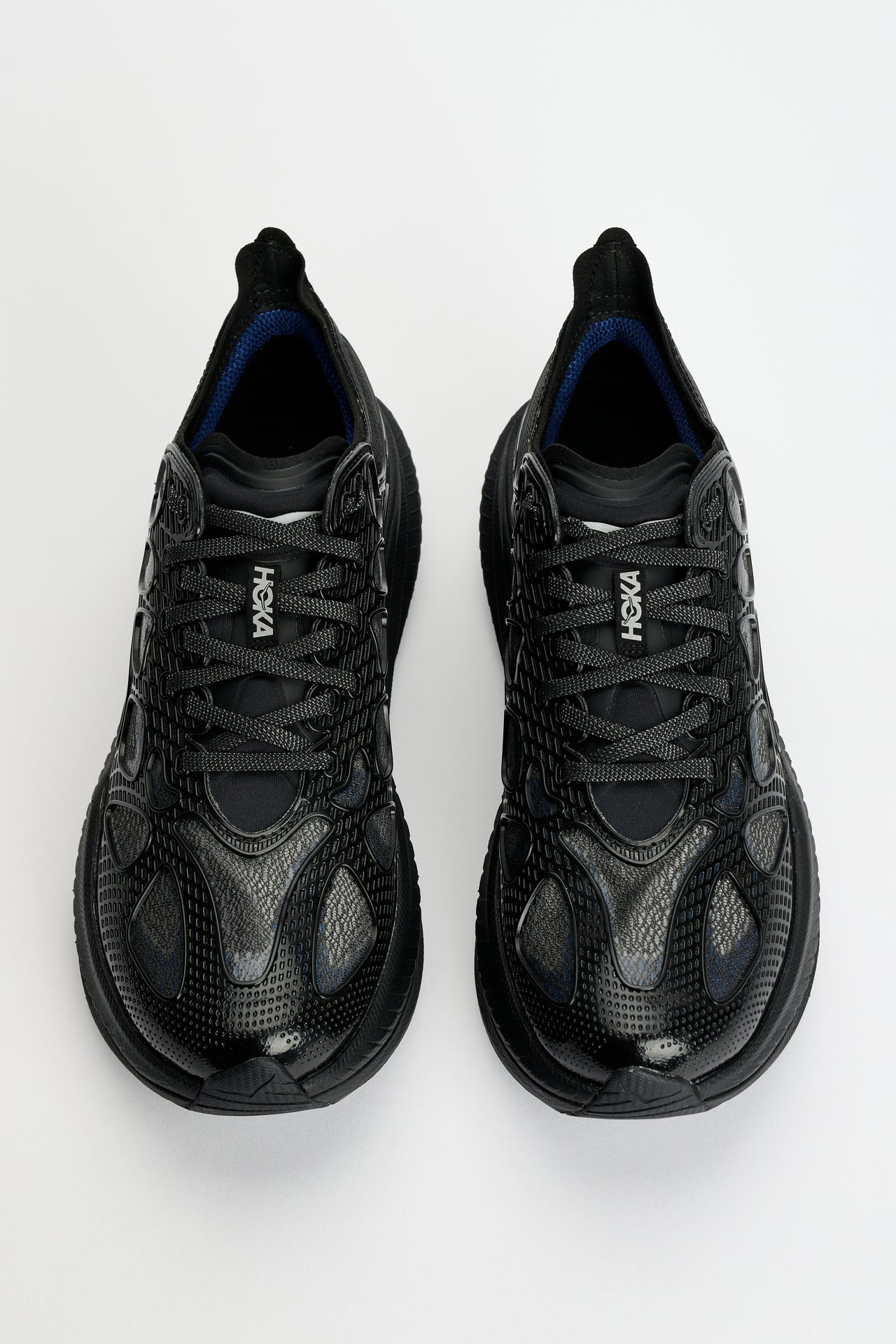 HOKA U Mach x Caged Black / Midnight Blue