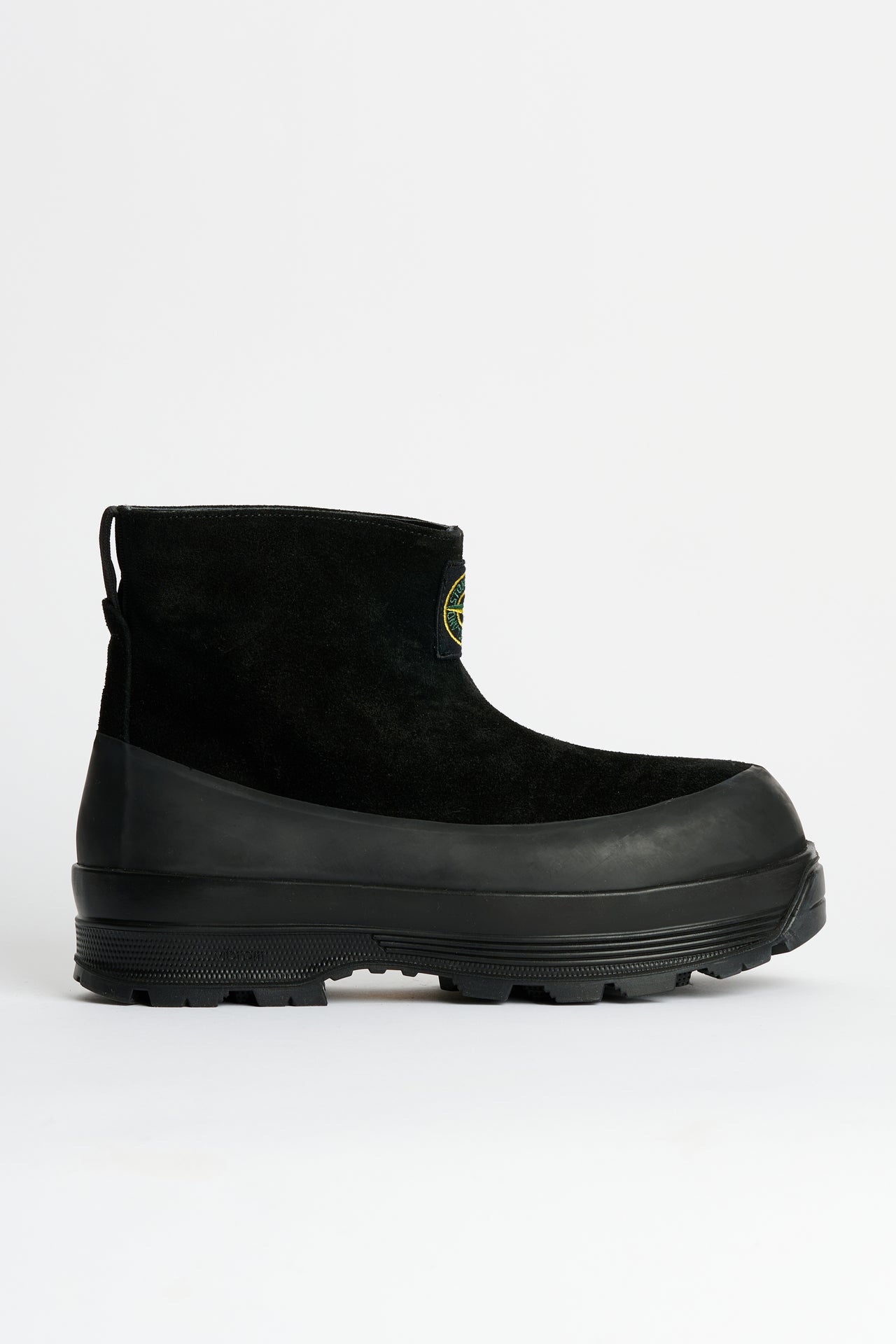 Stone Island Suede Ankle Shoes Black