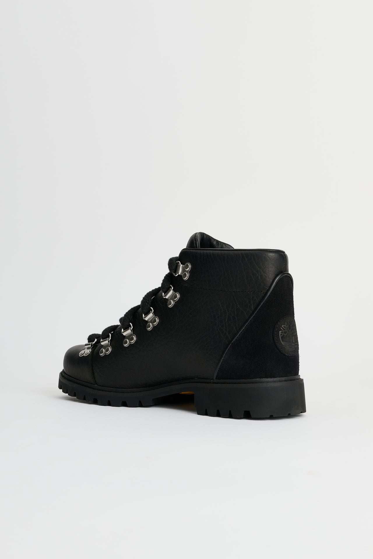 Timberland Authentic Hike Mid Lace Up Boot Black Full Grain