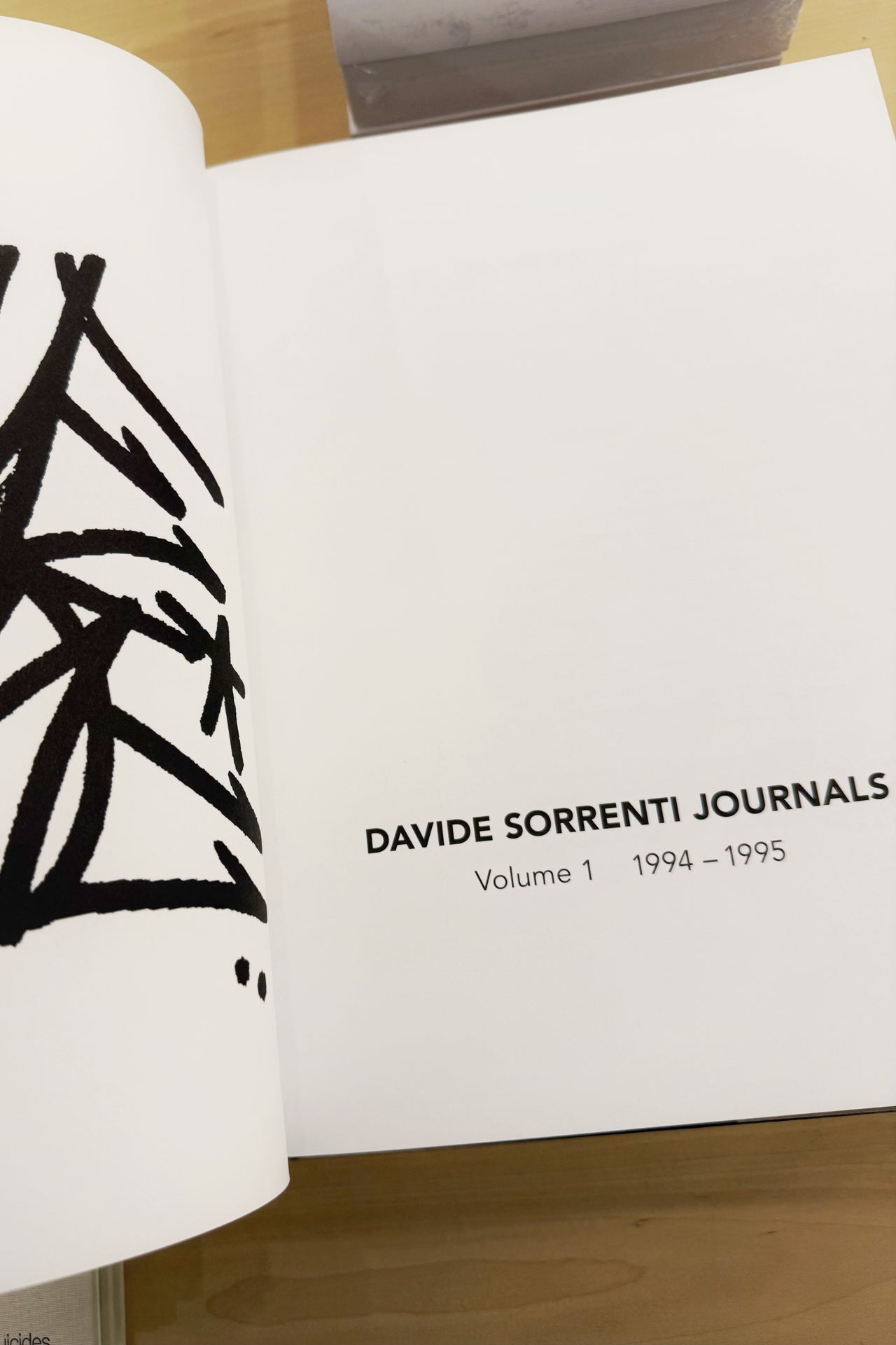 David Sorrenti Journals Volume 1