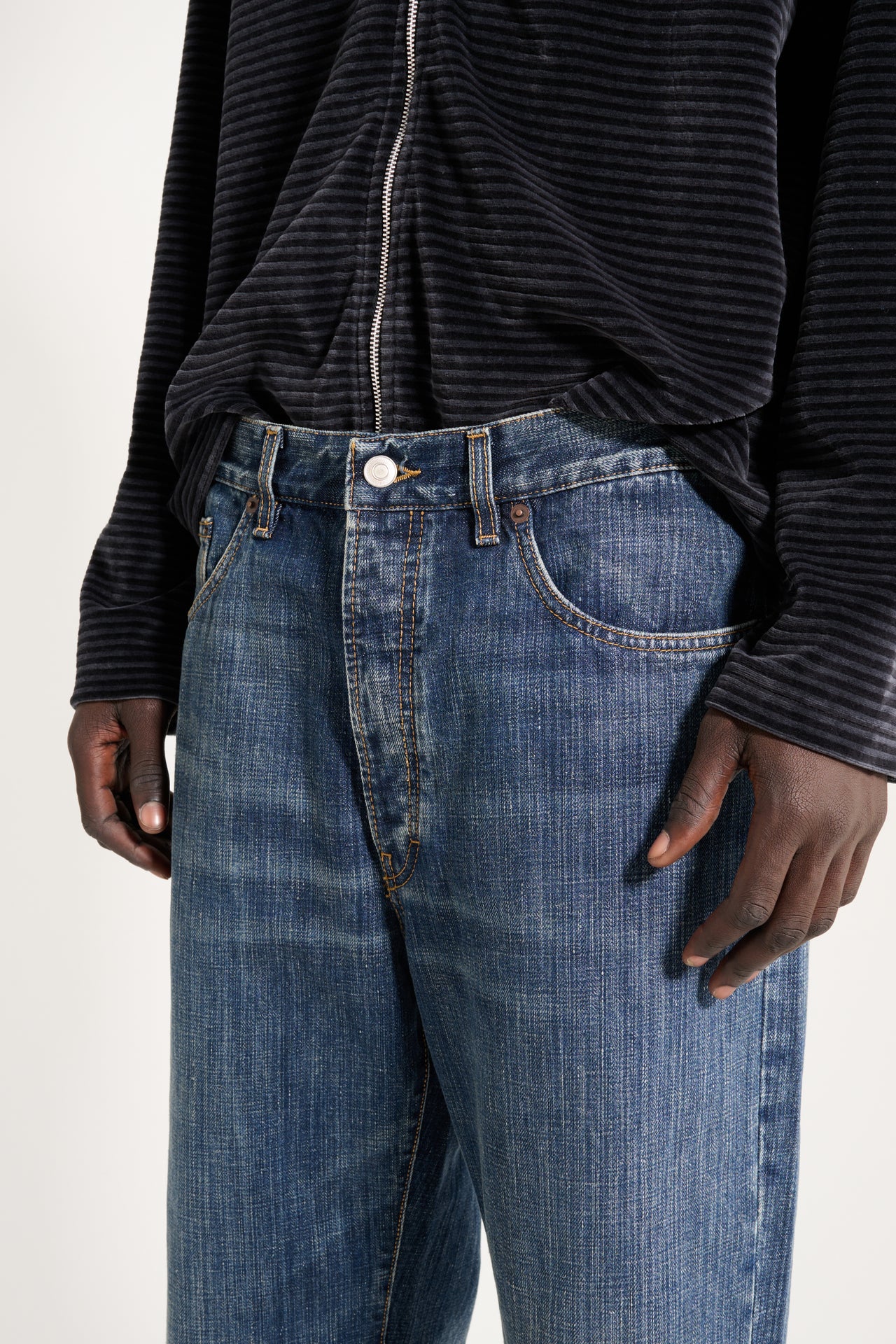 Jeanerica Vega Dark Blue Righe