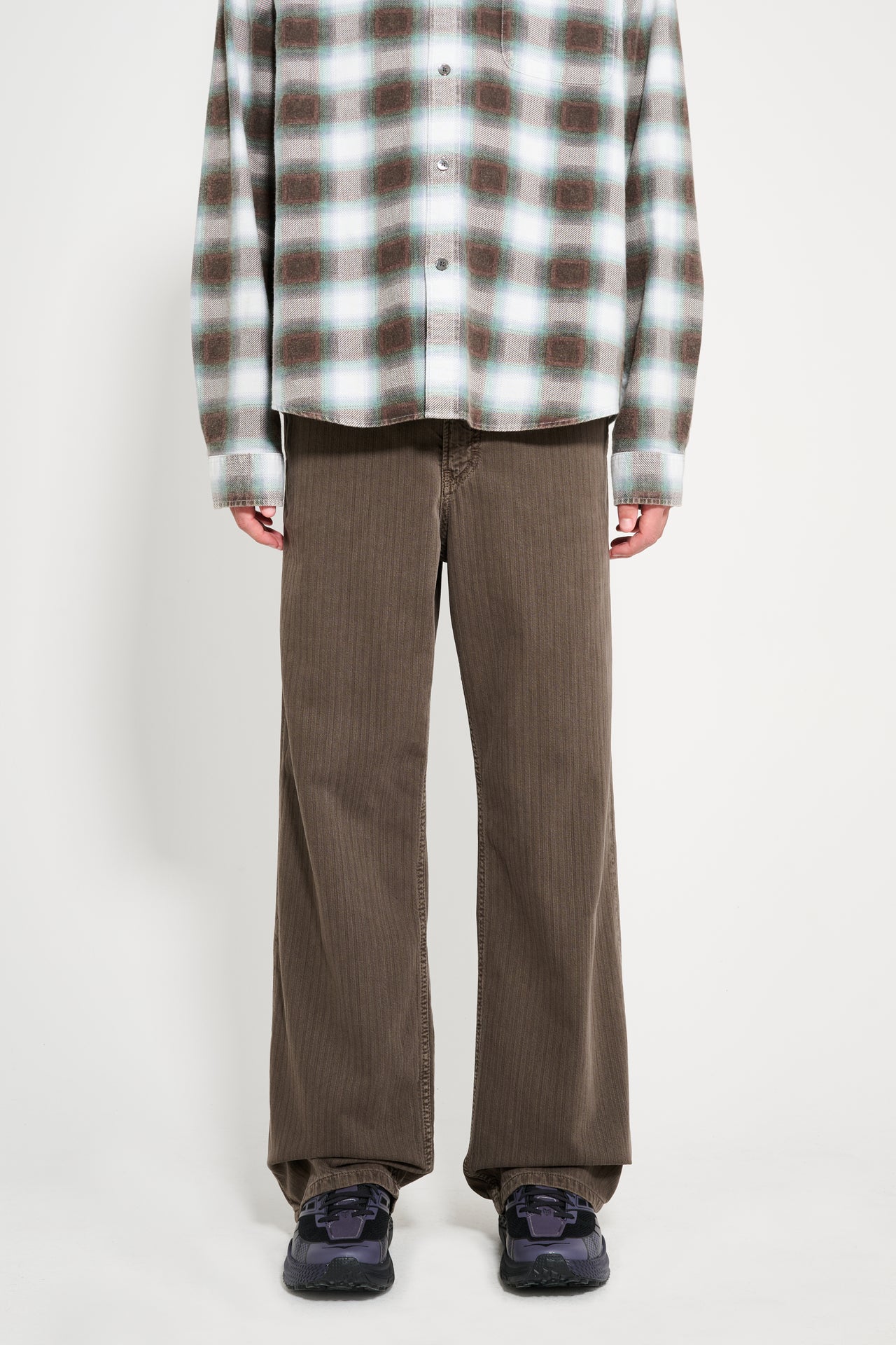 Jeanerica Genua Chevron Brown