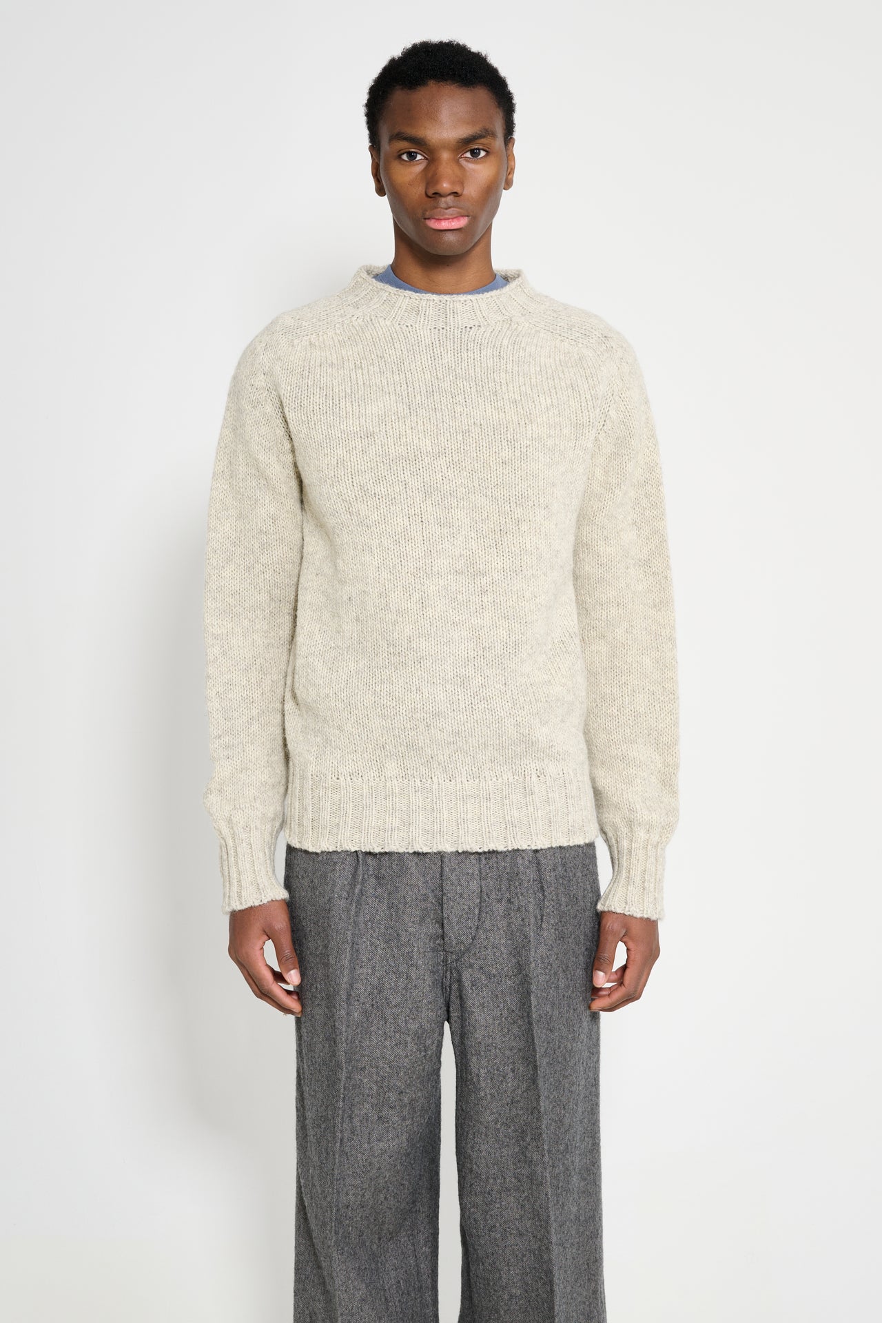 Margaret Howell MHL Chunky Seamless Crew Neck Natural