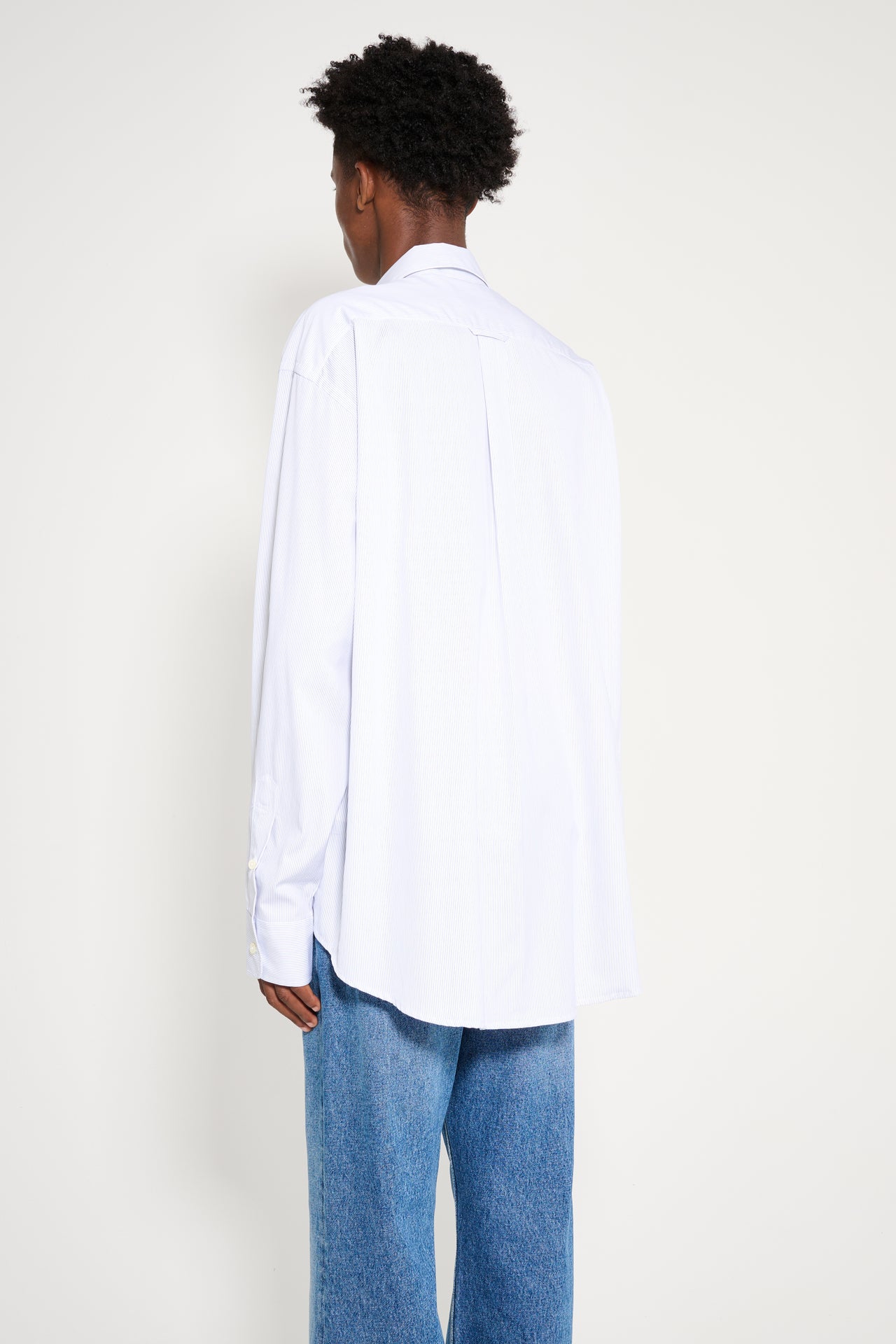 TRÈS BIEN everywear Re-Worked Classic Shirt Mixed Thin Stripe