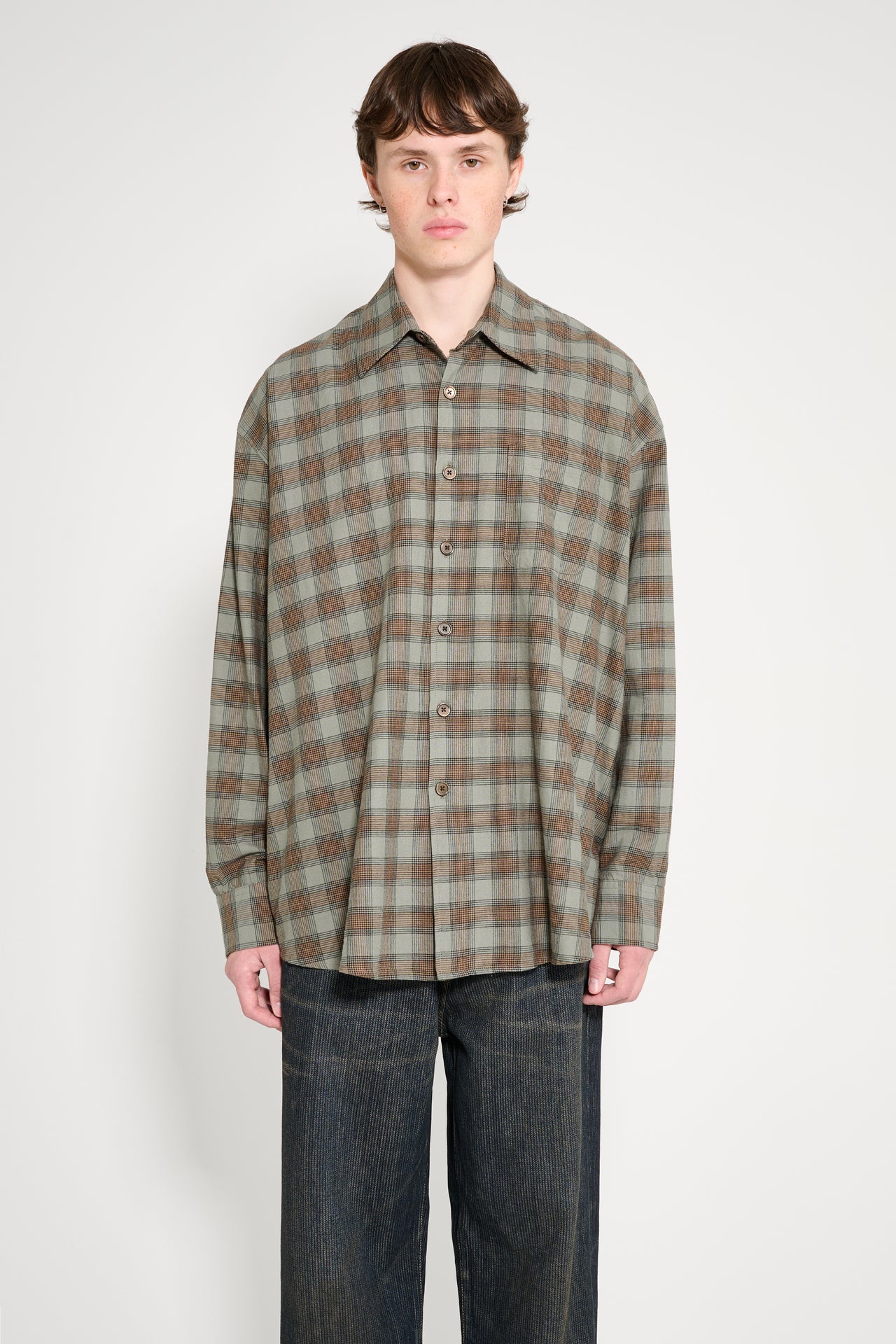 Our Legacy Borrowed Shirt Iowa Flannel Check