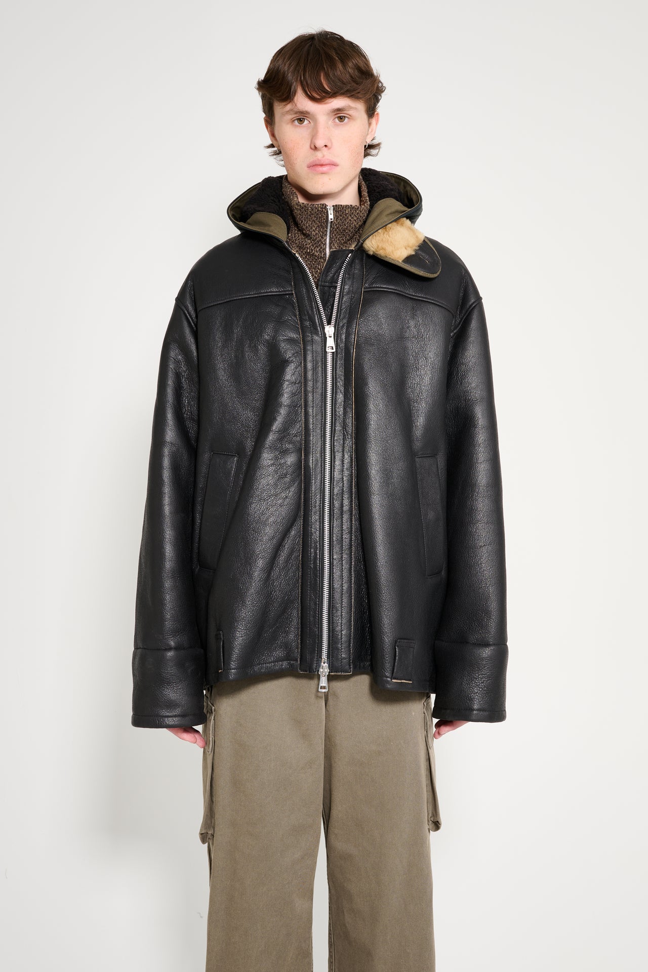 Our Legacy Blizzard Jacket Natural Aviator Shearling