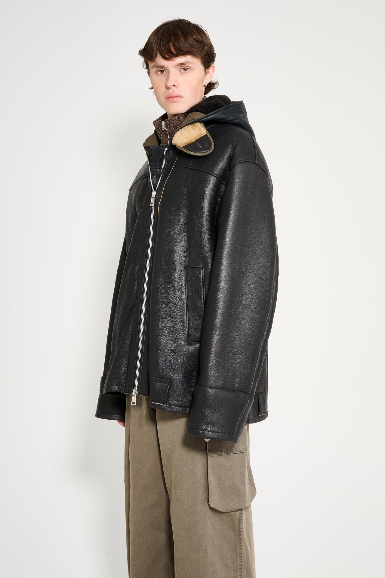 Our Legacy Blizzard Jacket Natural Aviator Shearling