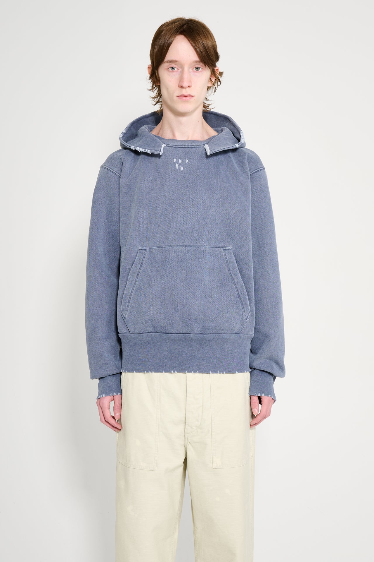 Our Legacy Relic Hoodie Blue 1000 Points Print