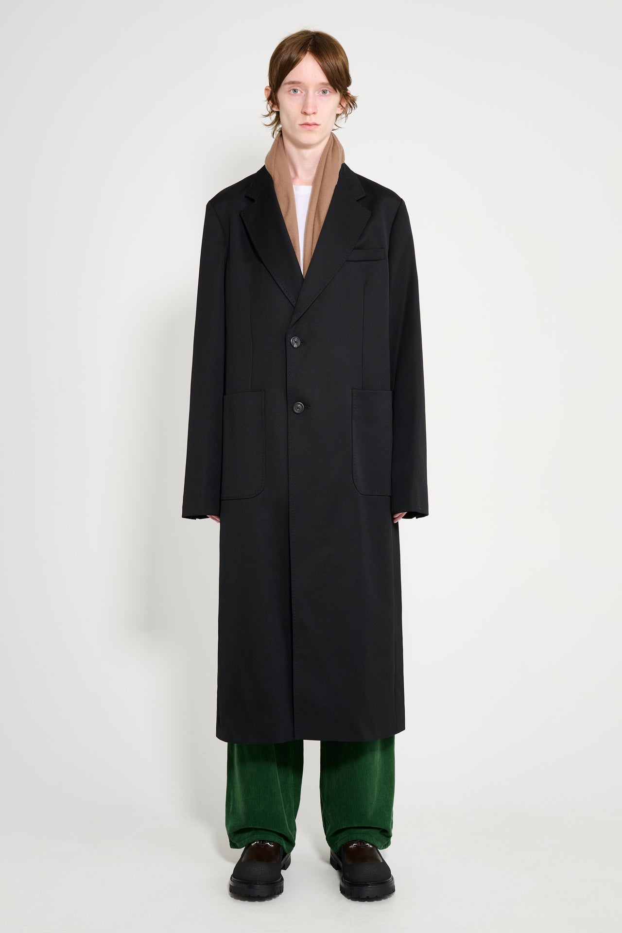 Our Legacy Robe Overcoat Onyx Black Tech Sateen
