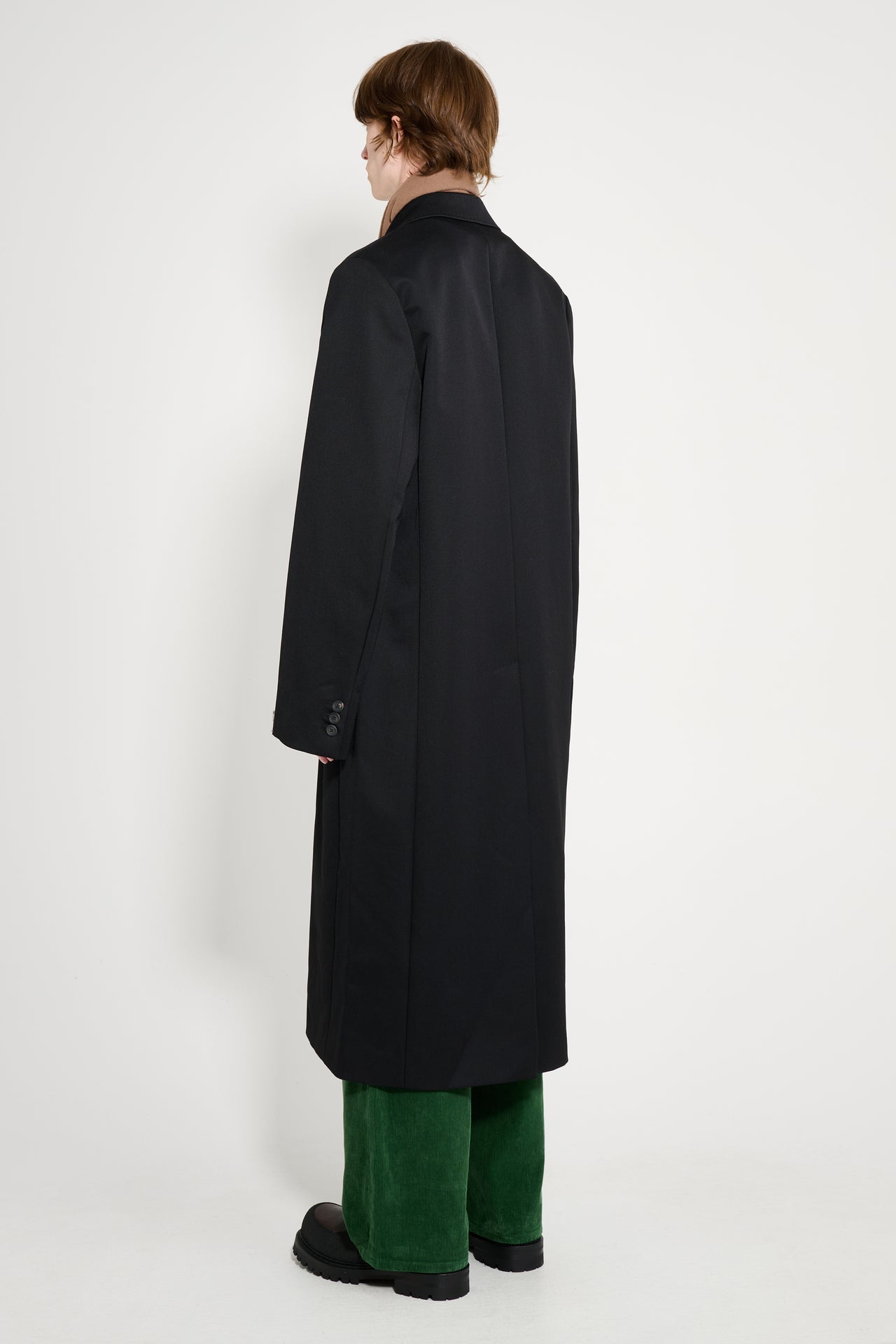 Our Legacy Robe Overcoat Onyx Black Tech Sateen