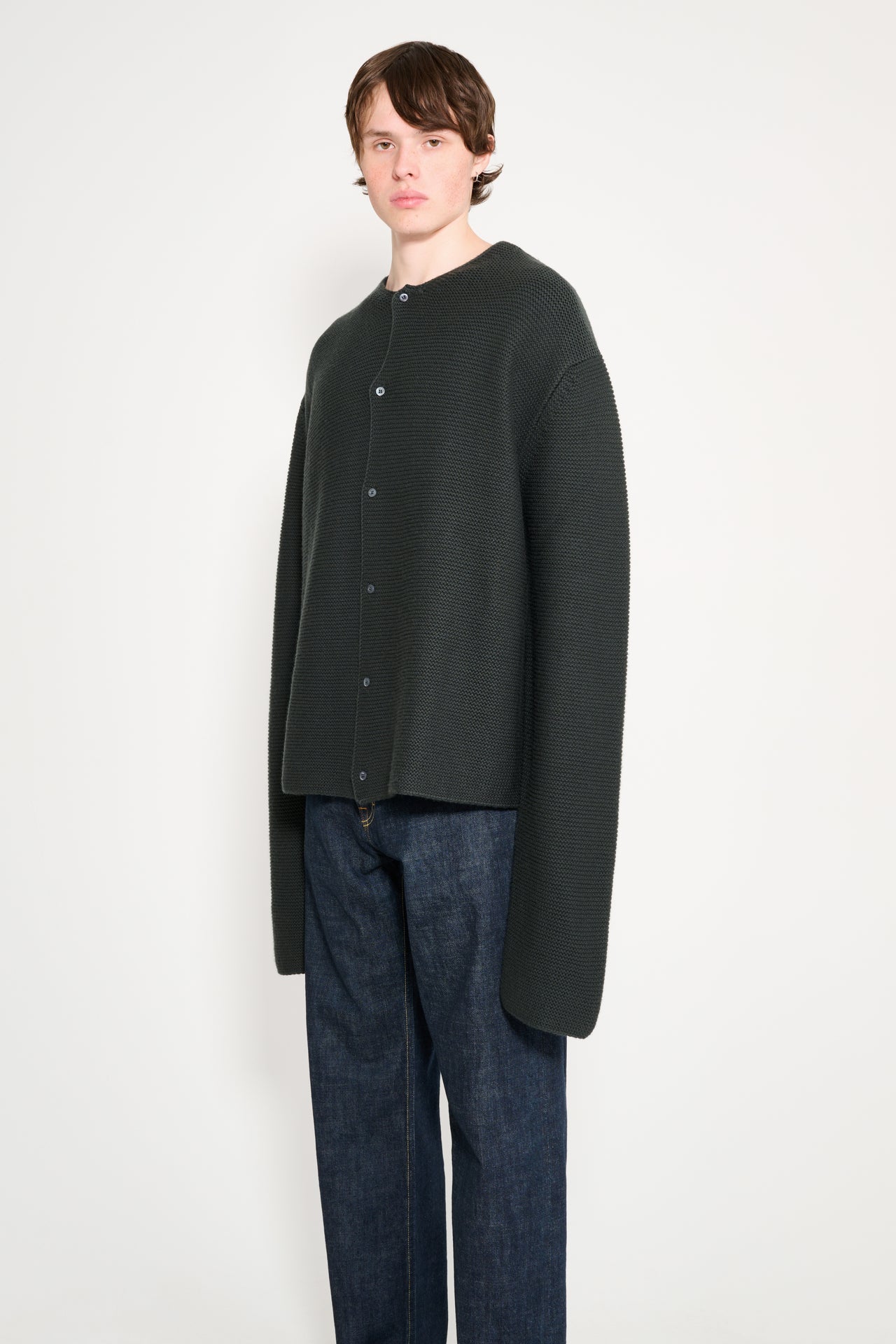 Rier Cardigan Oversized Plombe