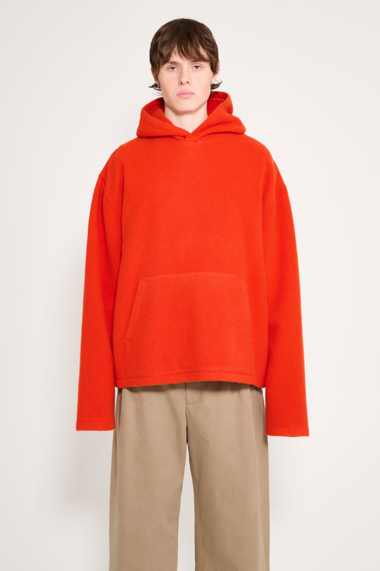 Rier Fleece Hoodie Orange