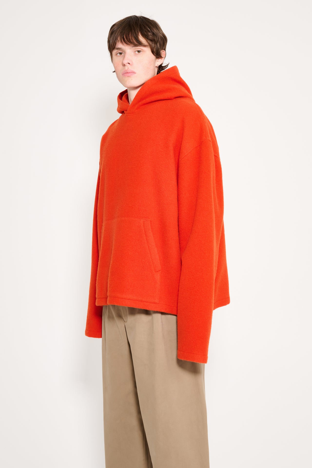 Rier Fleece Hoodie Orange