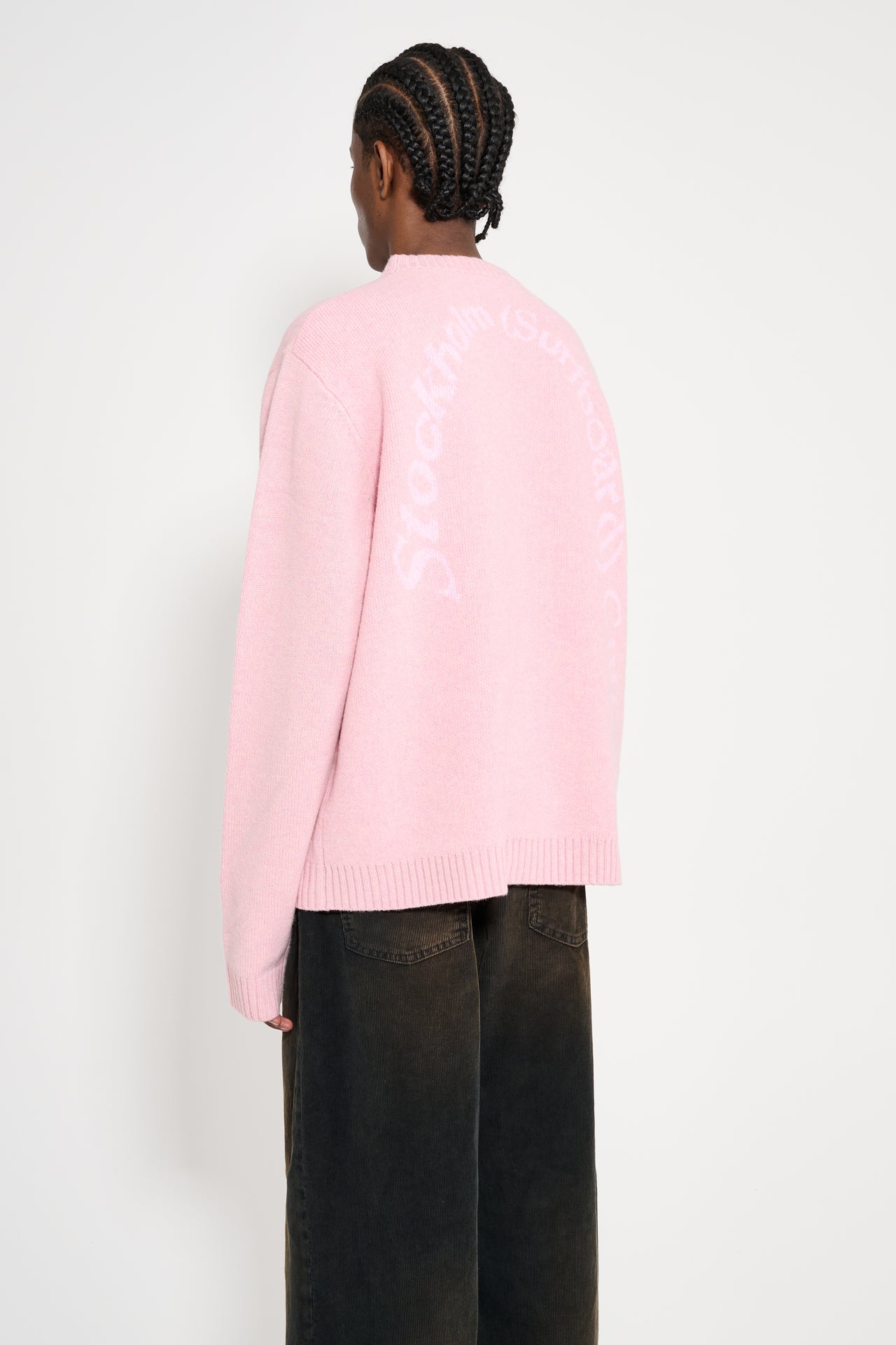 Stockholm Surfboard Club Knit Sweat Pink