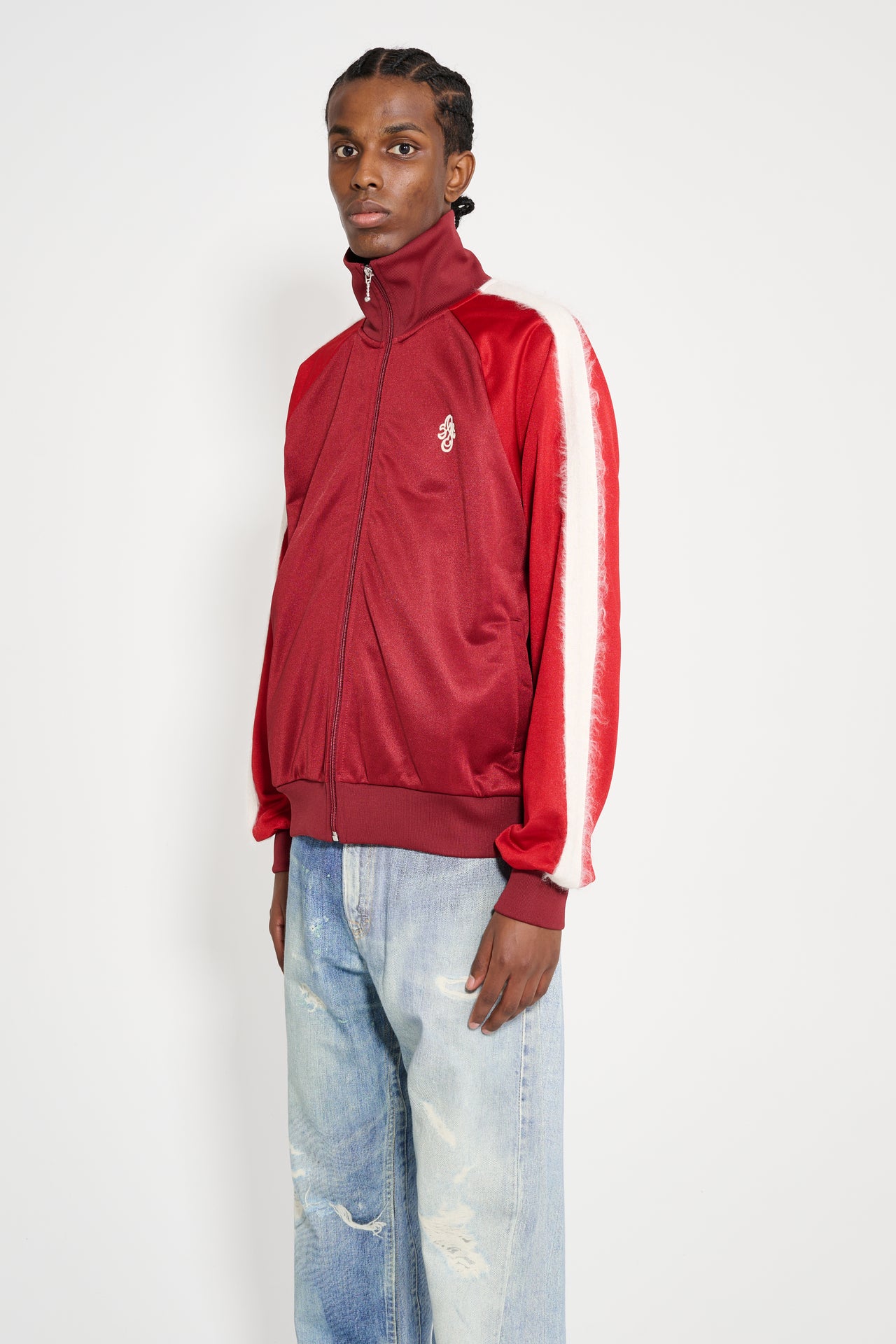 Stockholm Surfboard Club Tracksuit Jacket Cherry