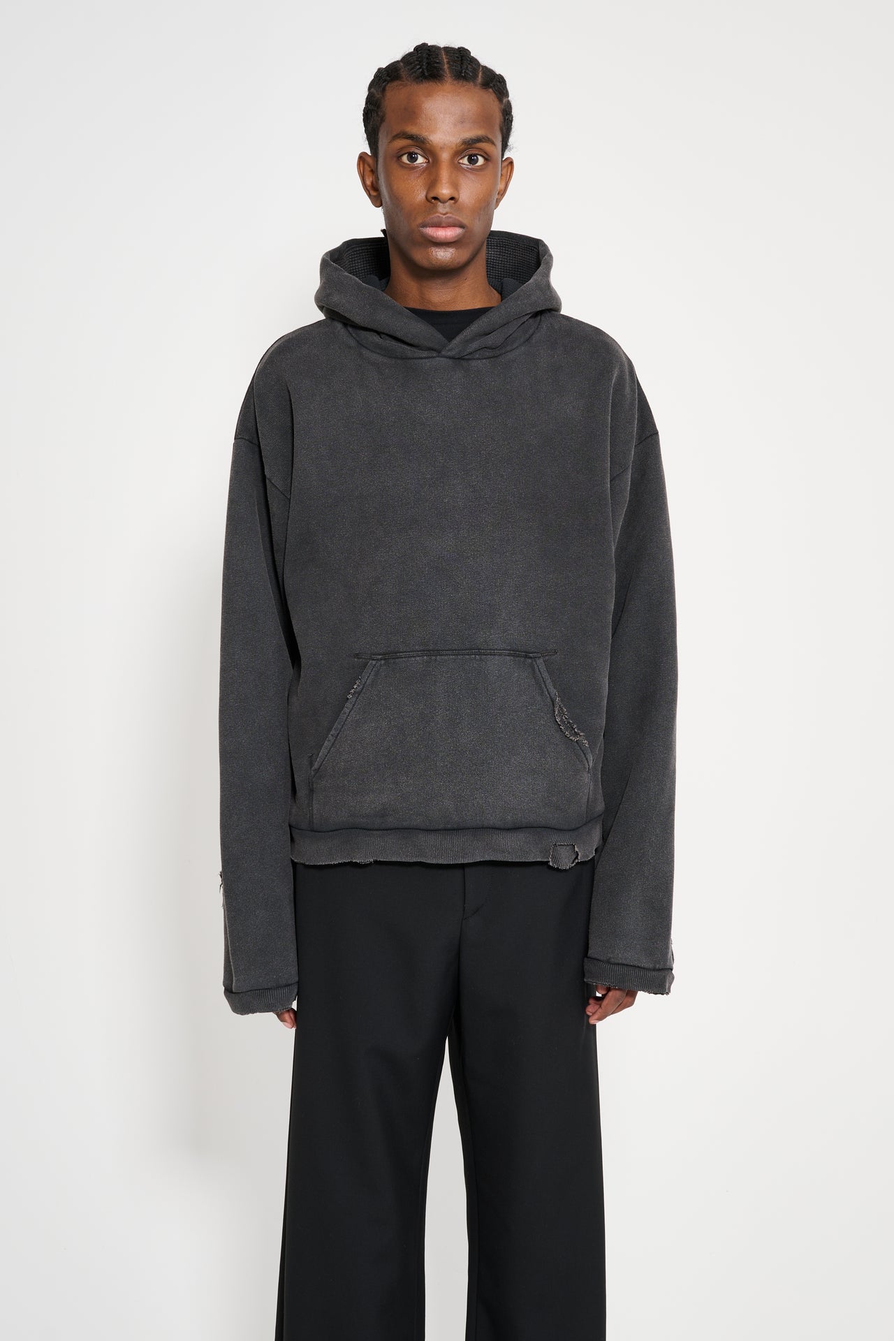 Stockholm Surfboard Club Heavyweight Lined Hoodie Mountain Grey