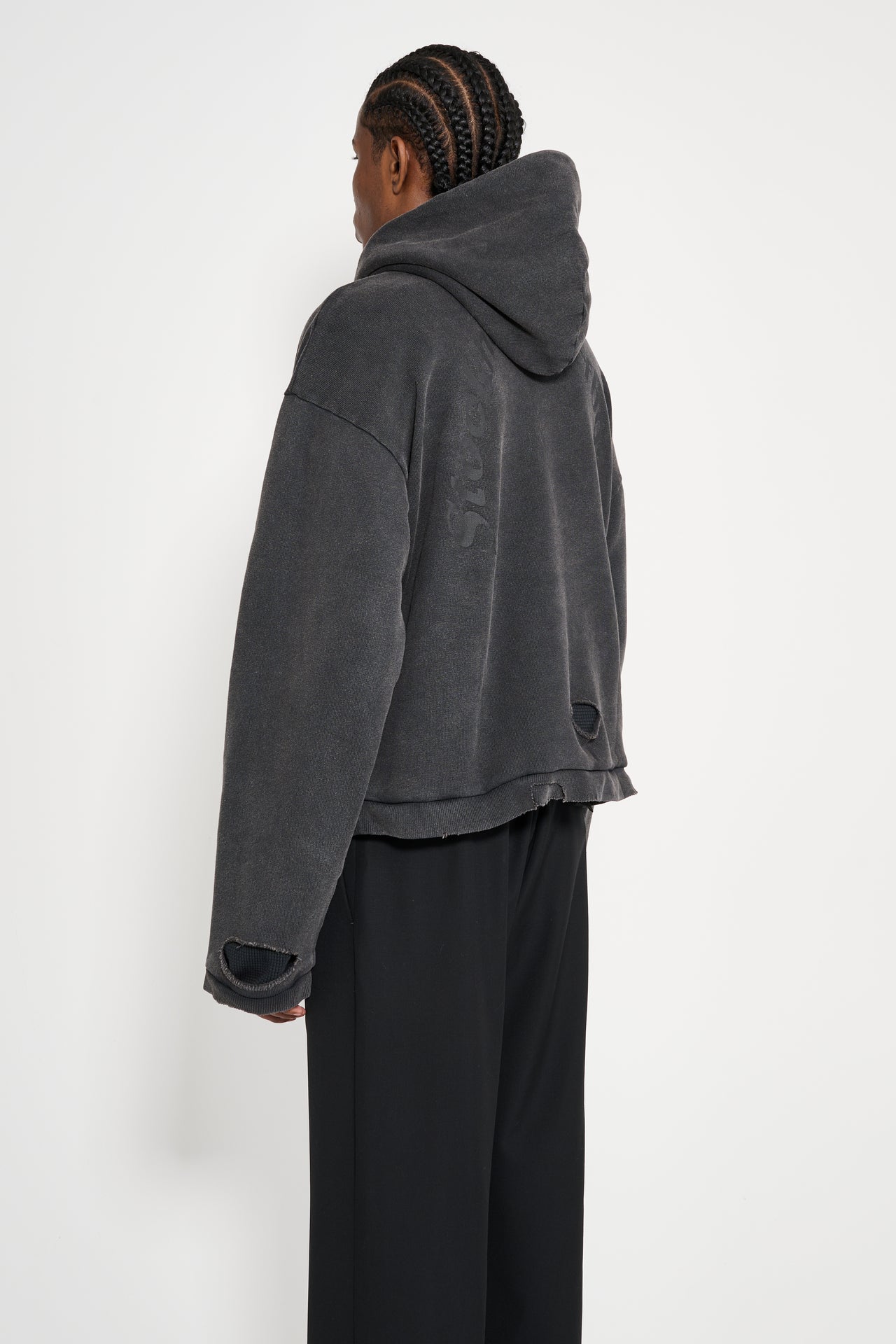 Stockholm Surfboard Club Heavyweight Lined Hoodie Mountain Grey