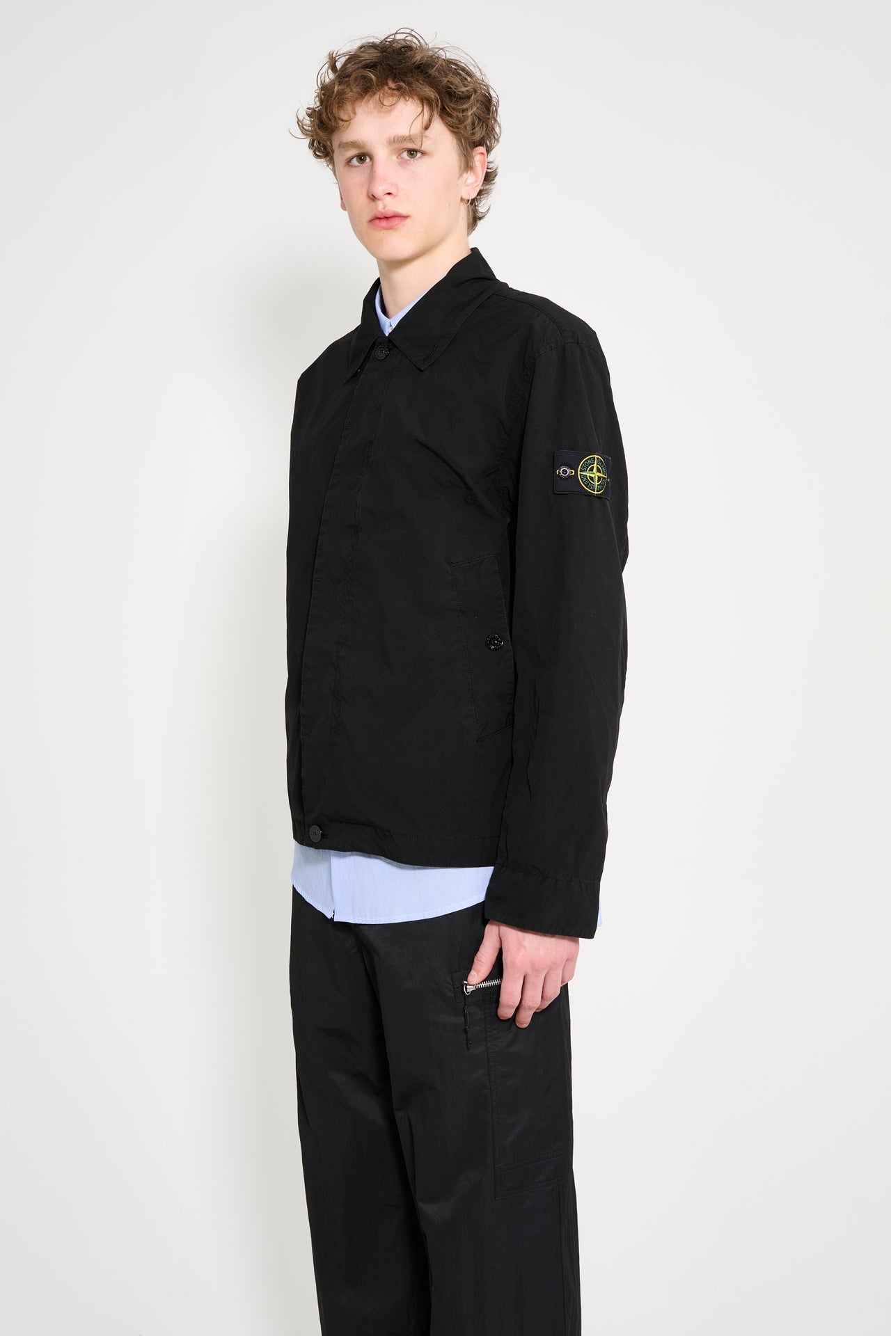 Stone Island Light Compact Touch Poly-TC Jacket Black