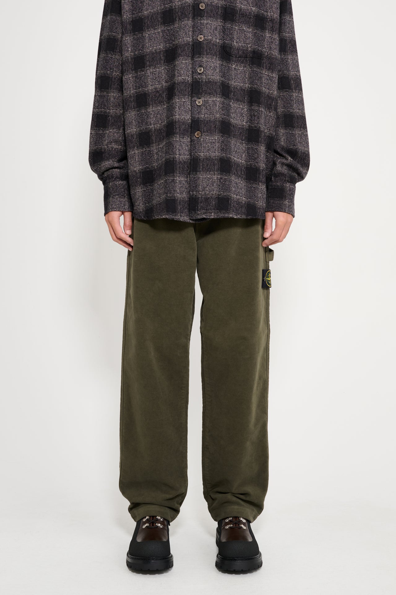 Stone Island Loose Trousers Military Green