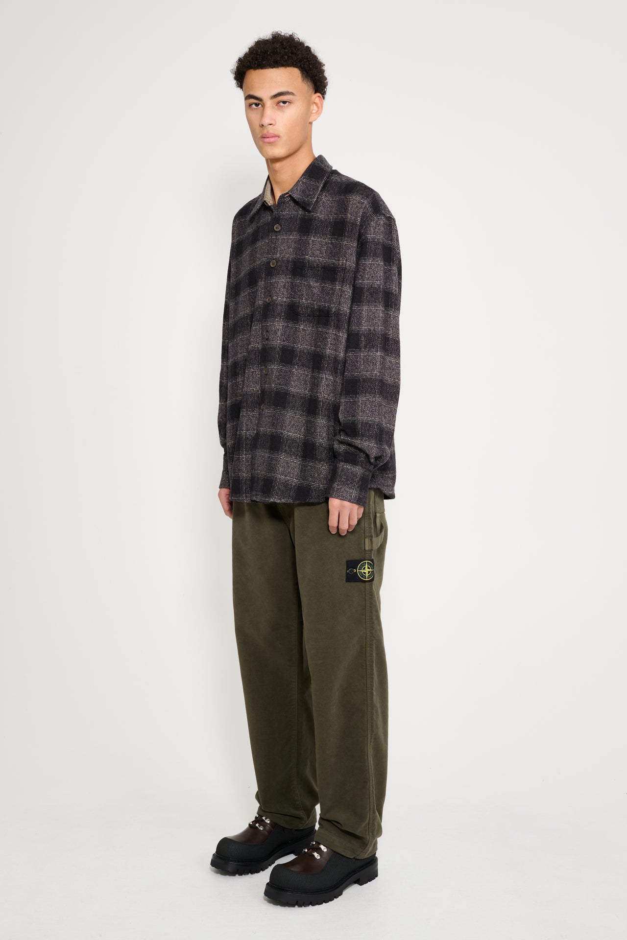 Stone Island Loose Trousers Military Green