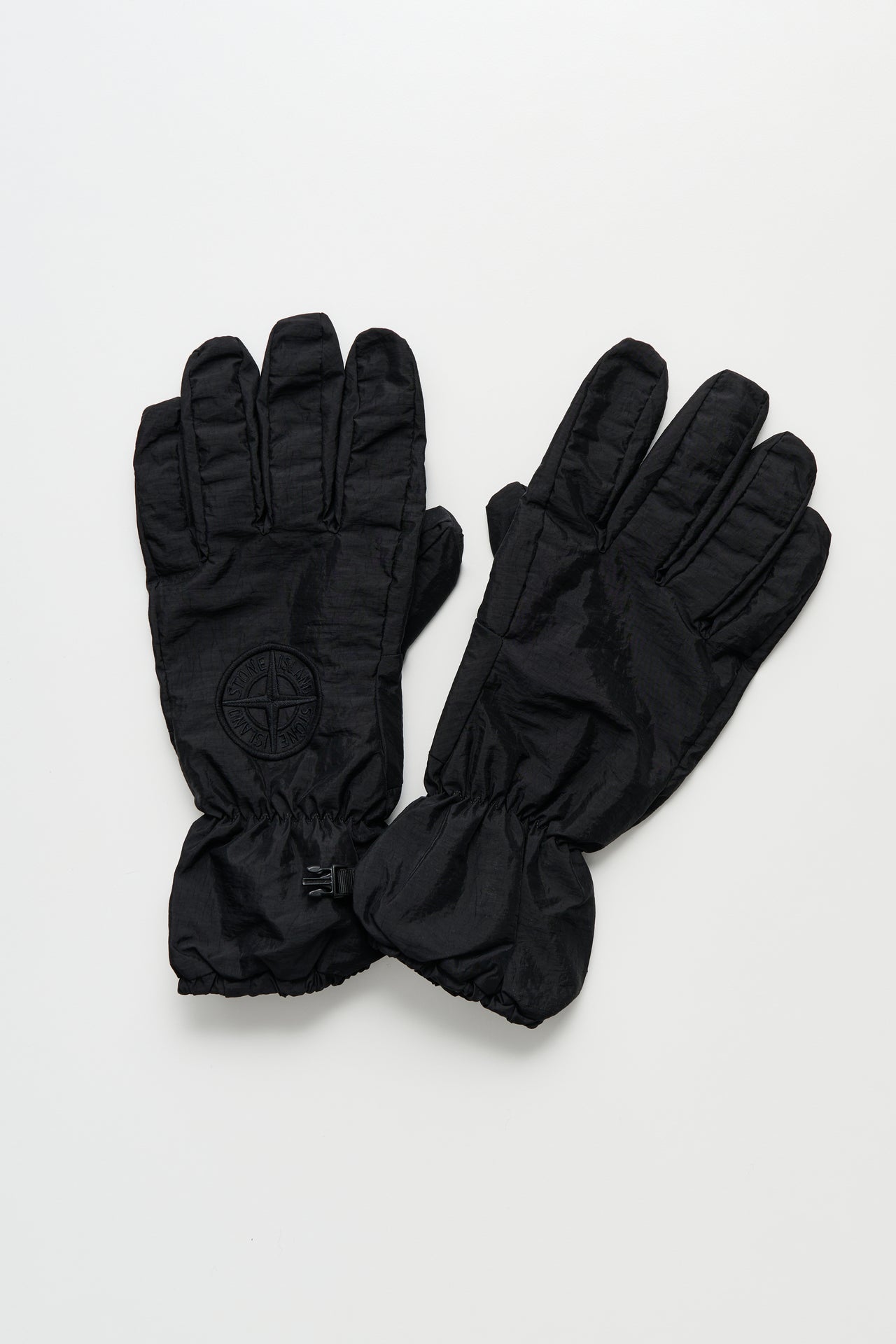 Stone Island Nylon Gloves Black