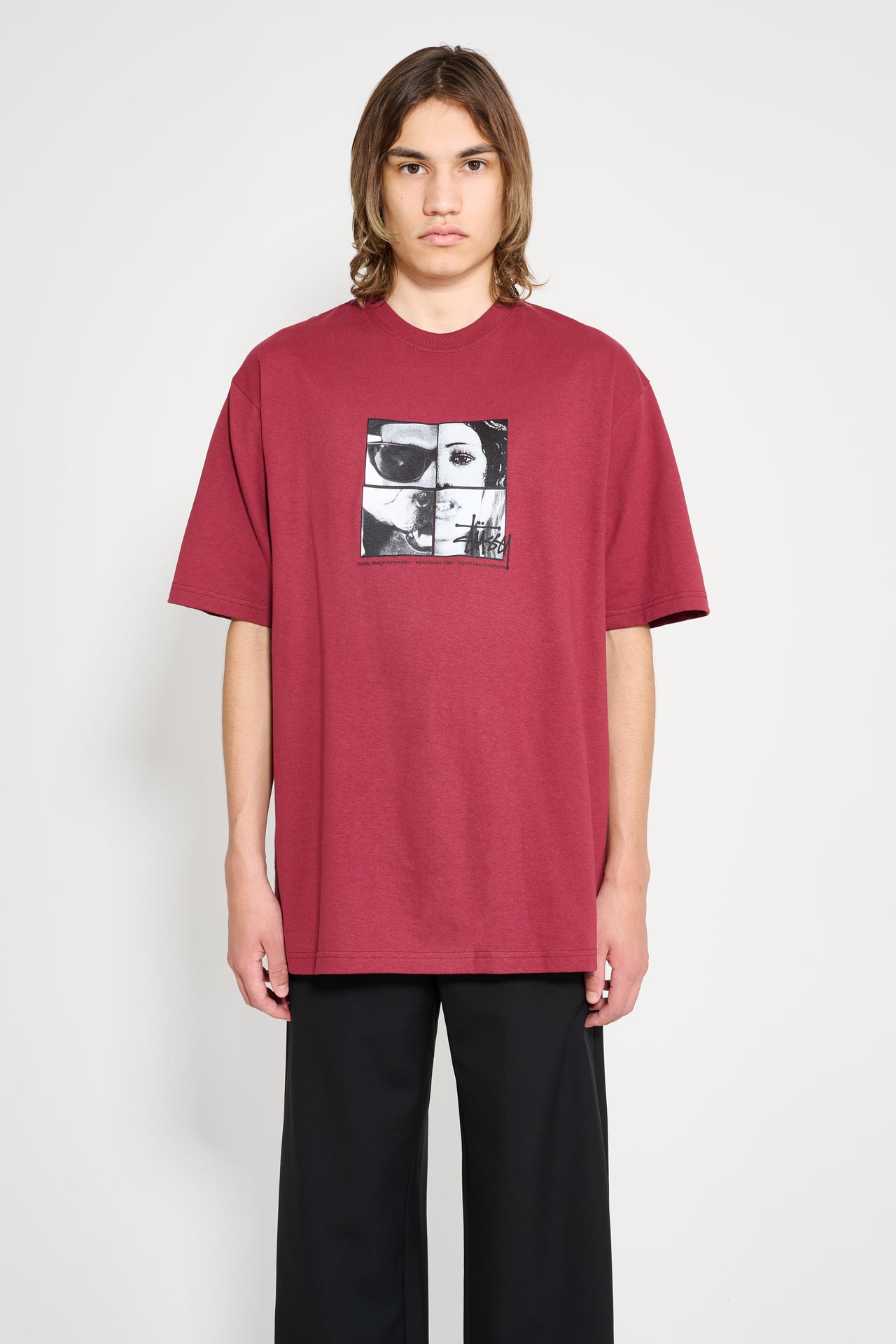 Stüssy Personalities Tee Wine