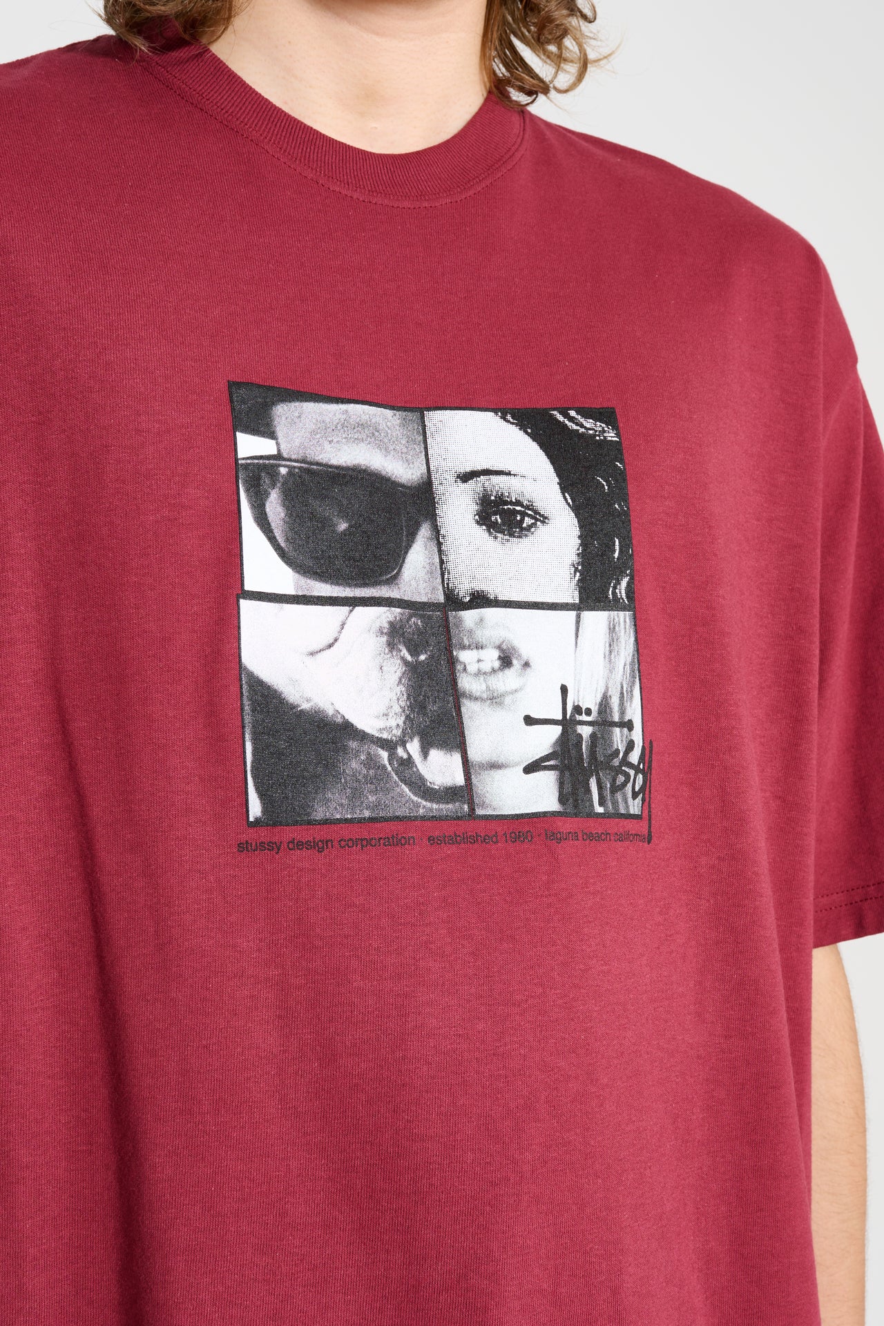 Stüssy Personalities Tee Wine