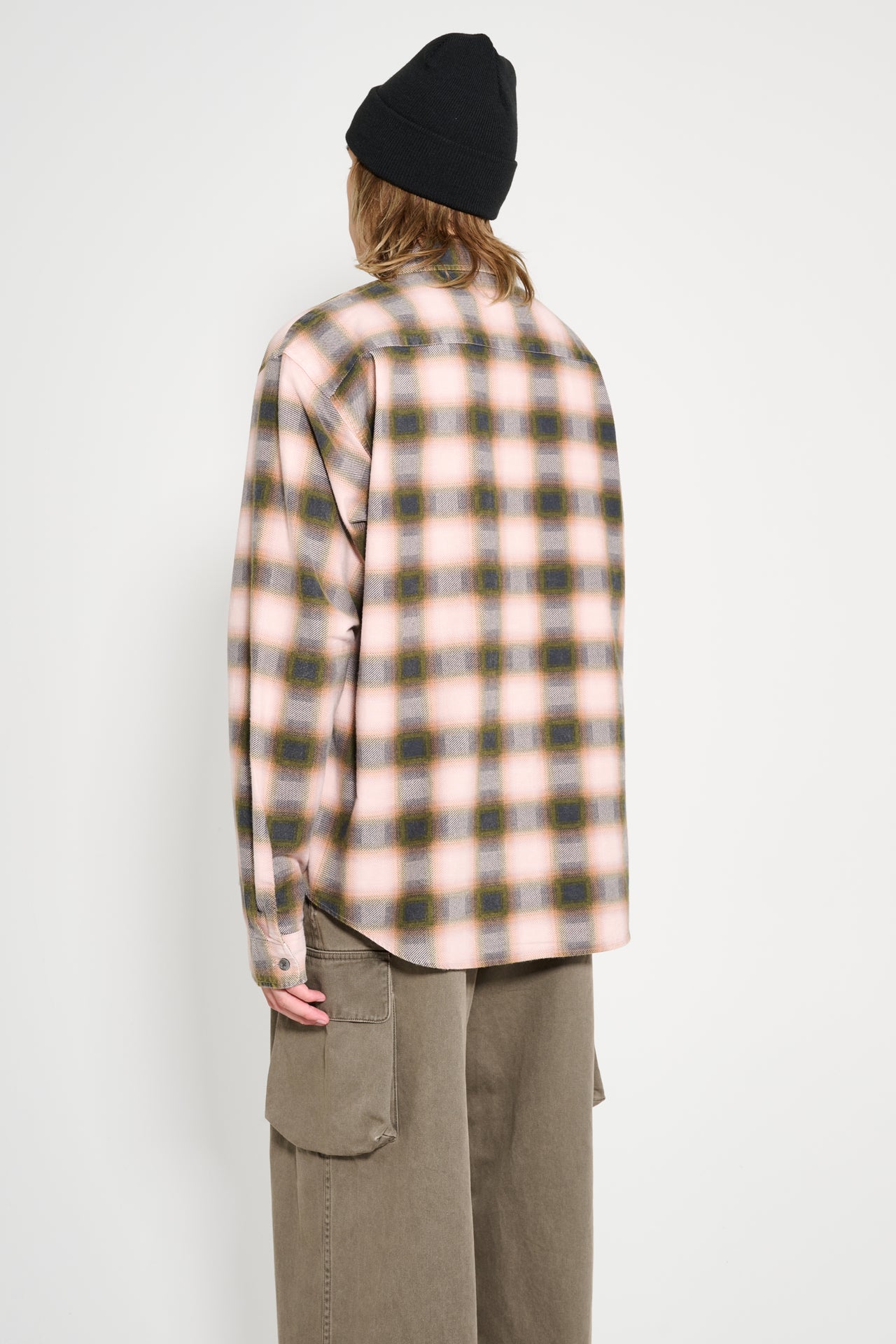 Stüssy June Plaid Shirt Rose