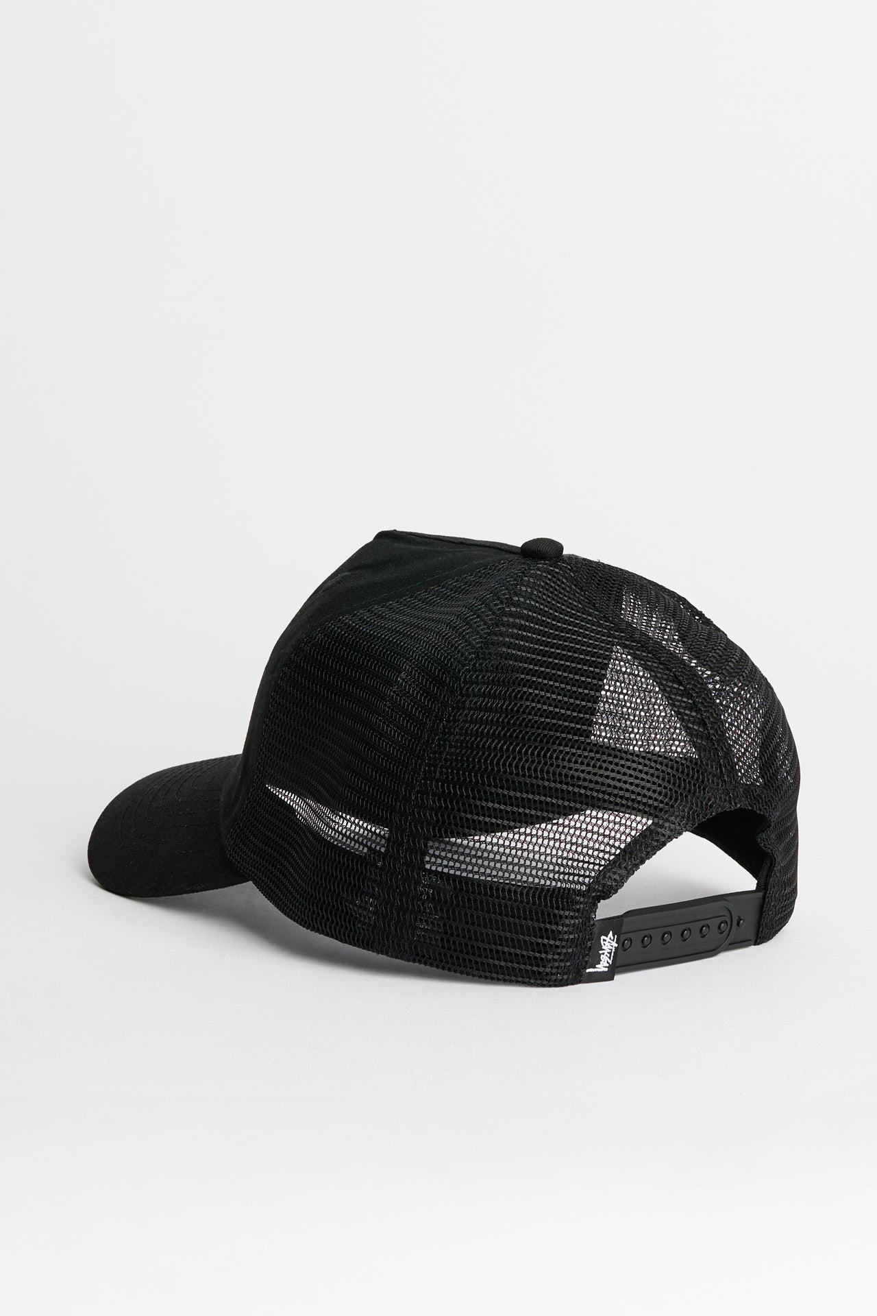 Stüssy Trucker Cursive Stitch Black