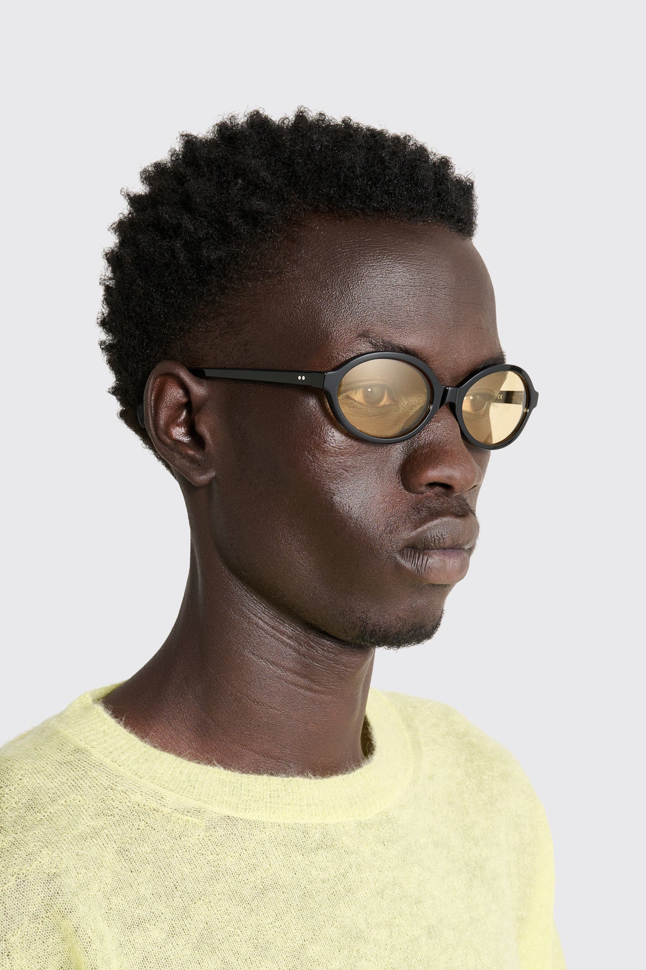 Sun Buddies Pearl Black With Yellow Lens