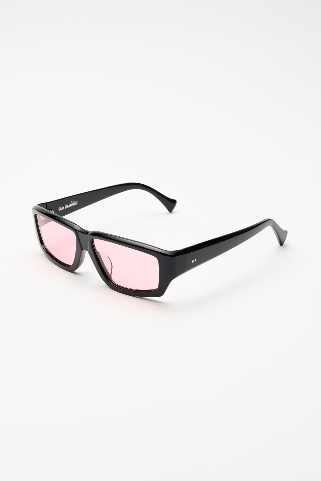 Sun Buddies Rei Black With Pink Lens